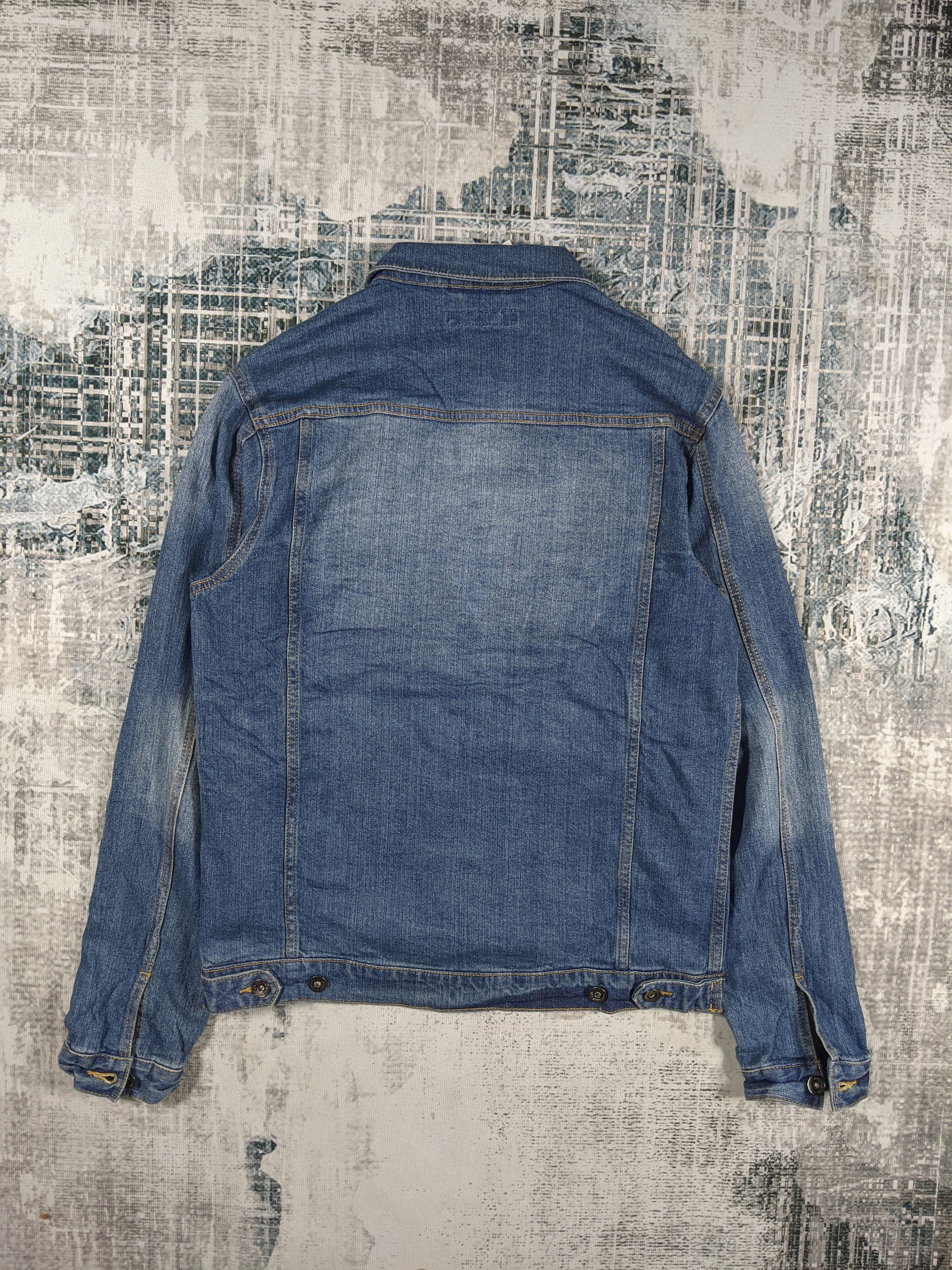 Japanese Brand × Vintage Heather Denim Trucker Jacket Dark Wash Size US L / EU 52-54 / 3 - 2 Thumbnail