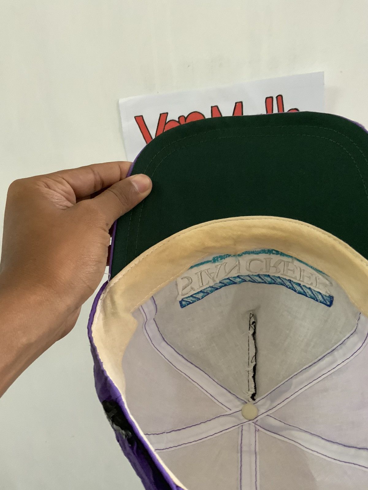 Vintage Vintage Nylon Stan Creek Nature Spellout Hat Size ONE SIZE - 10 Thumbnail