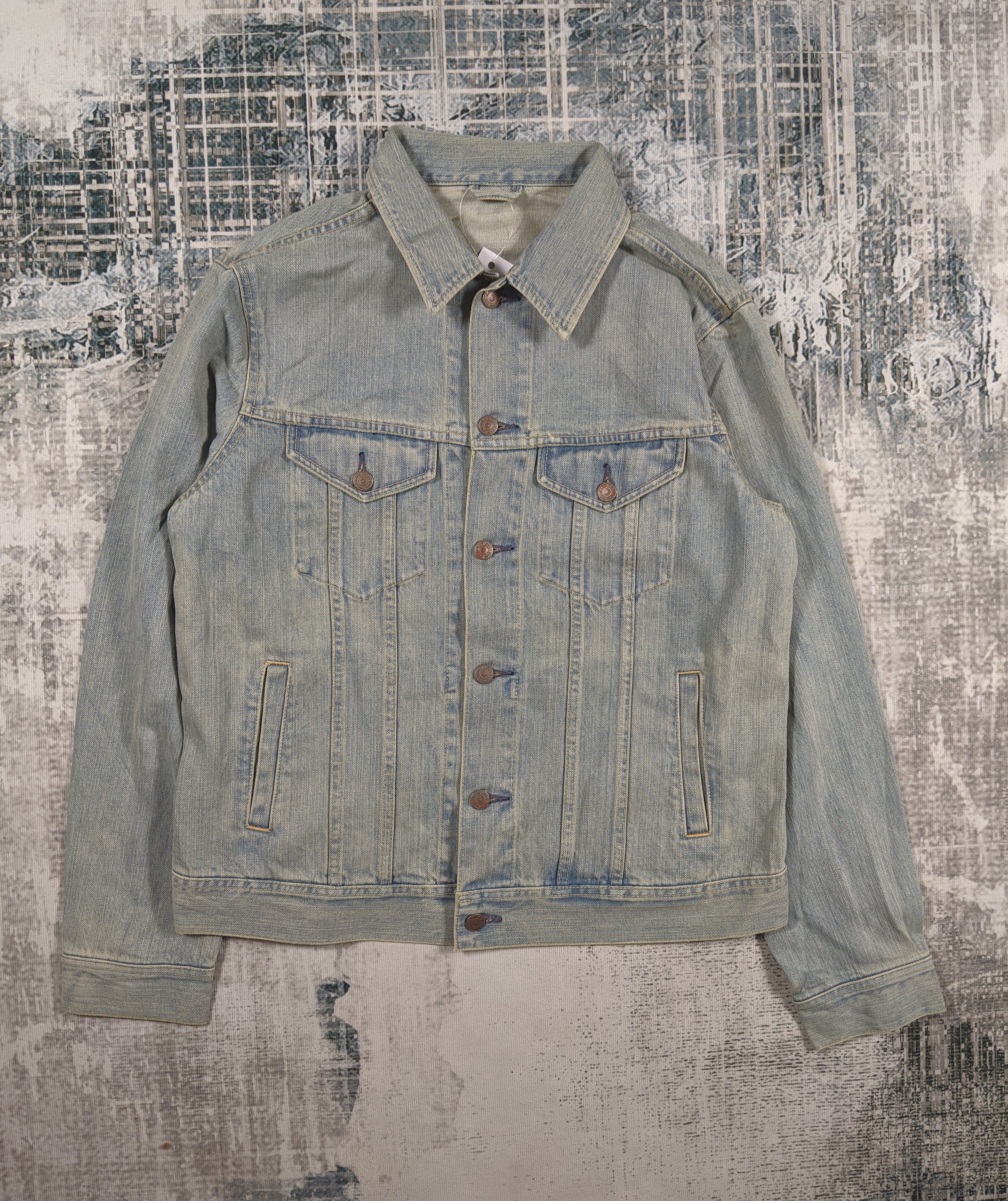 Uniqlo Uniqlo Denim Trucker Jacket Medium Wash Size US XL / EU 56 / 4 - 1 Thumbnail