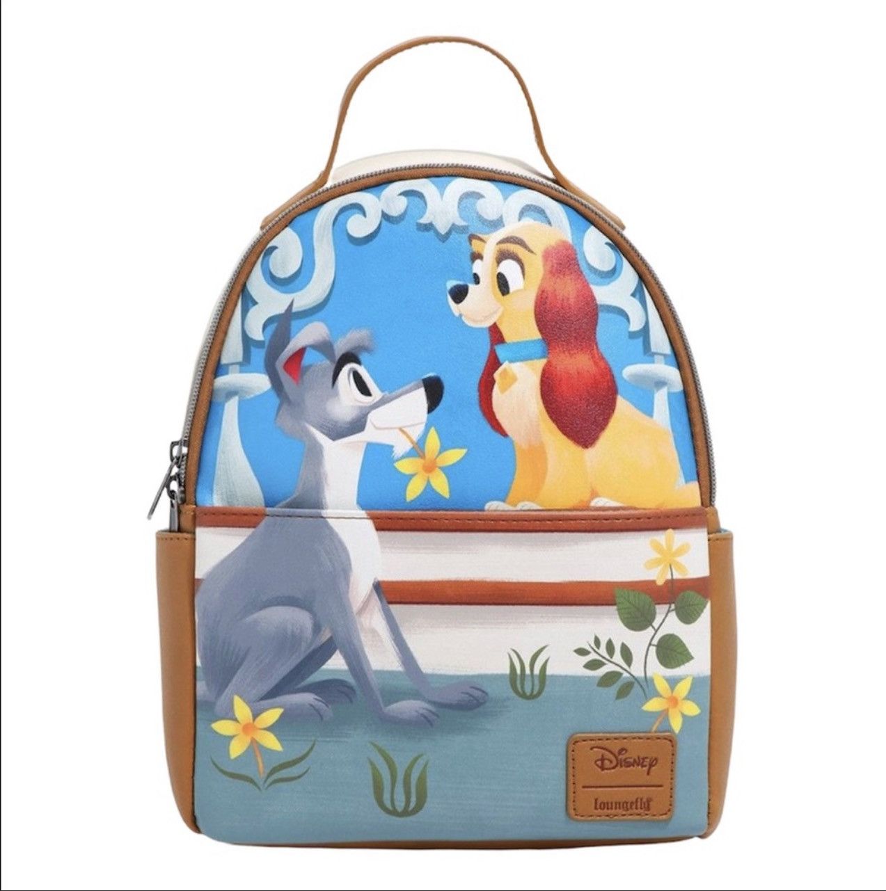 Other NWT Loungefly Disney Lady Tramp Mini Backpack Book Bag Dogs Size ONE SIZE - 1 Thumbnail