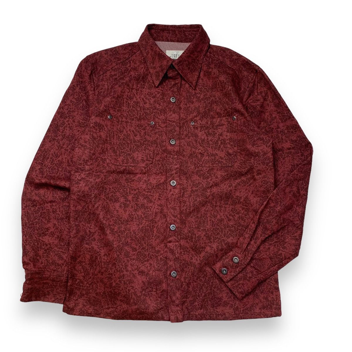 Todd oldham men abstract print shirt
