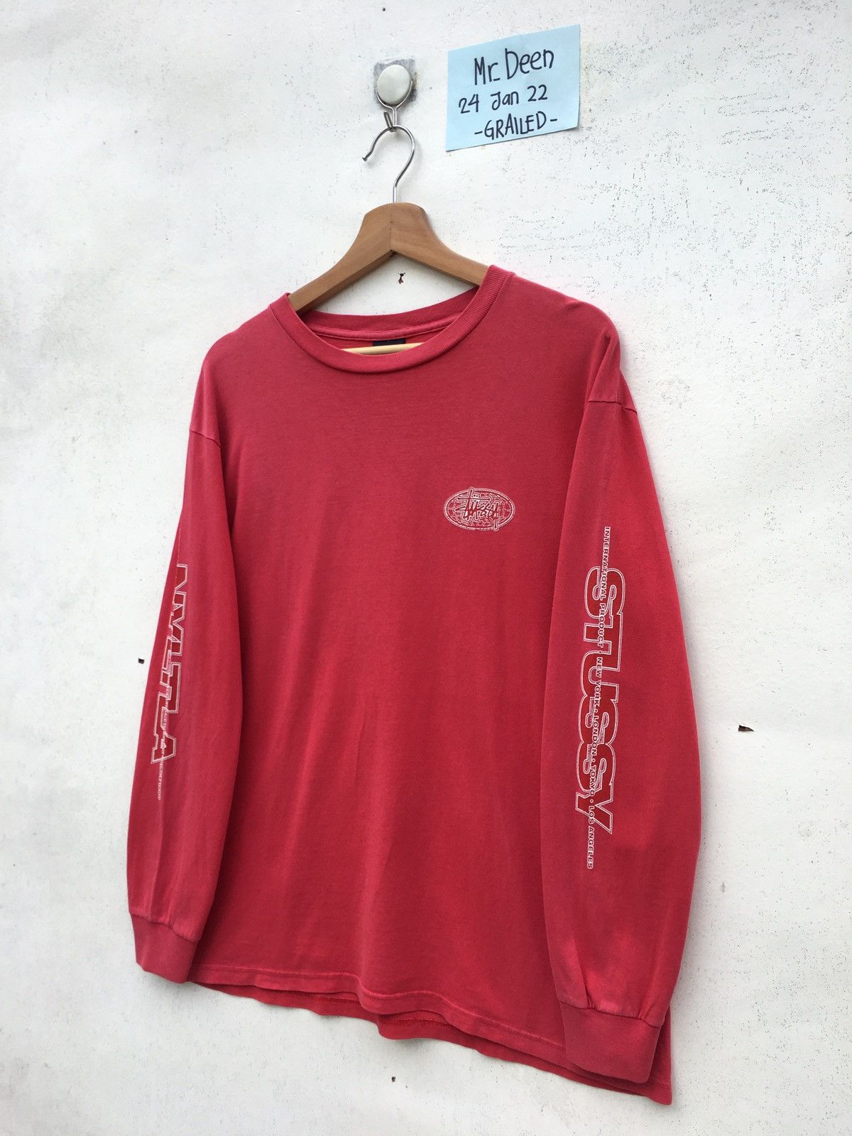Stussy Rare Vintage Stussy Big Spellout Longsleeve Tee Size US M / EU 48-50 / 2 - 3 Thumbnail