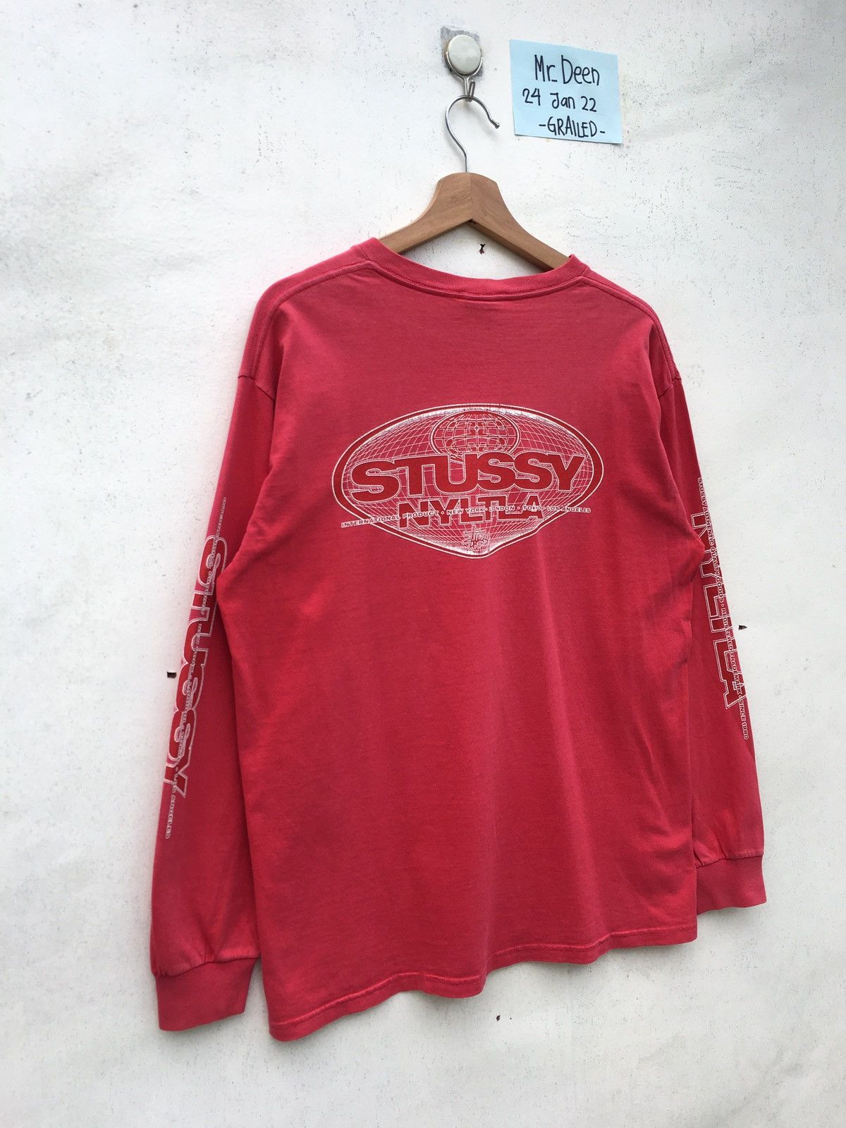 Stussy Rare Vintage Stussy Big Spellout Longsleeve Tee Size US M / EU 48-50 / 2 - 10 Thumbnail