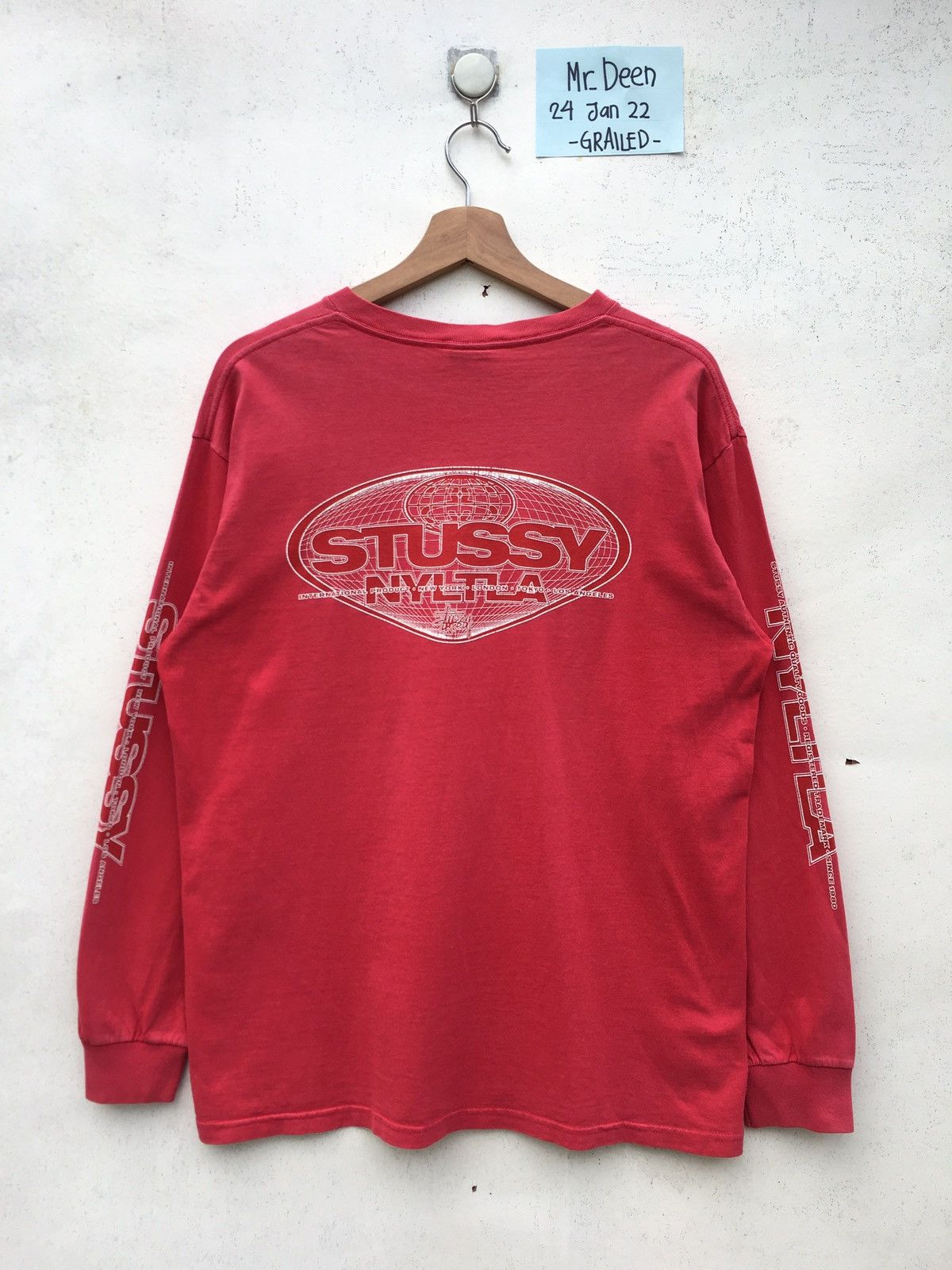 Stussy Rare Vintage Stussy Big Spellout Longsleeve Tee Size US M / EU 48-50 / 2 - 9 Thumbnail