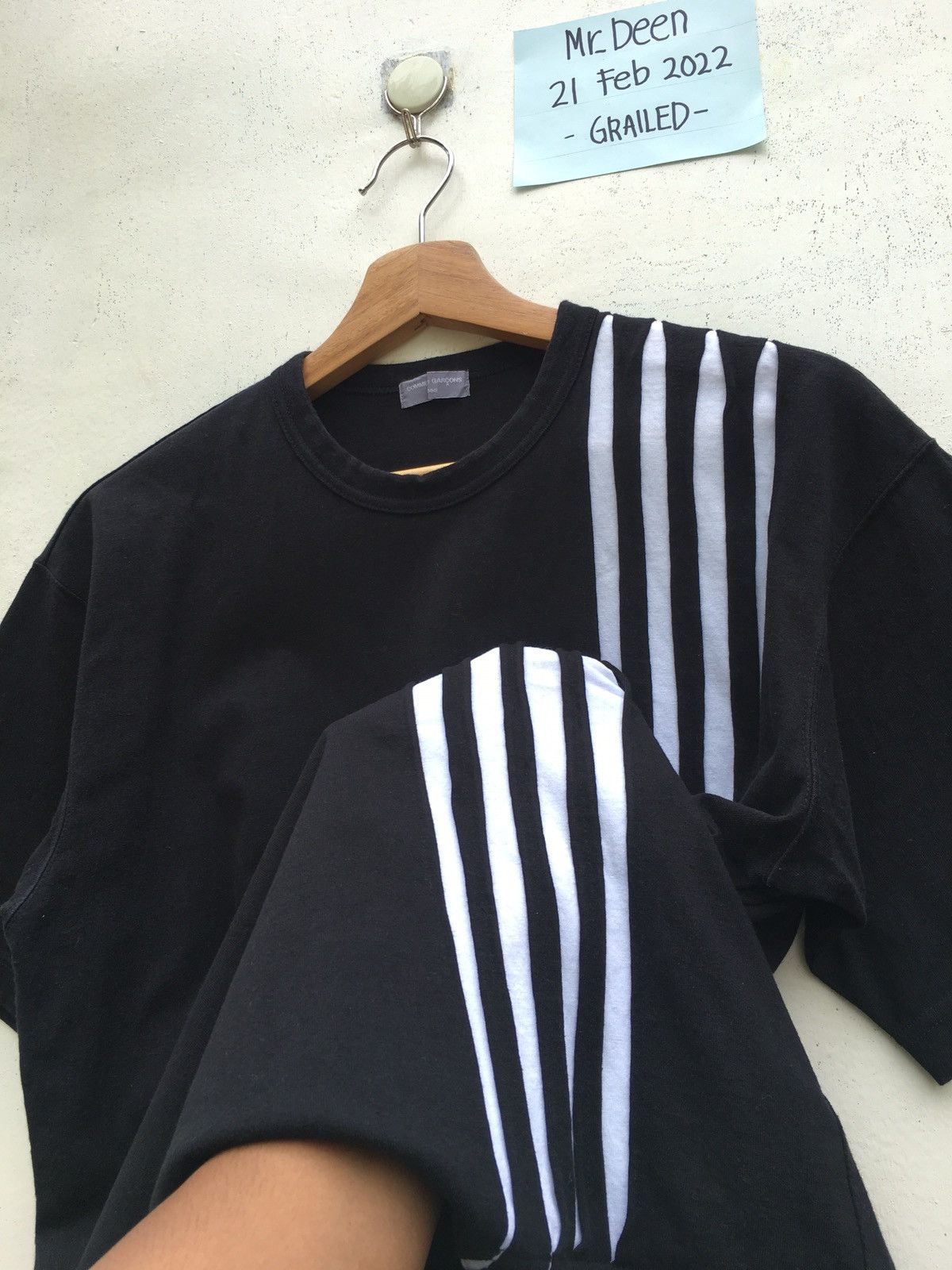 Comme des Garcons Rare Vtg SS01 CDG Comme des garcons HOMME Stripes Tshirt Size US S / EU 44-46 / 1 - 9 Thumbnail