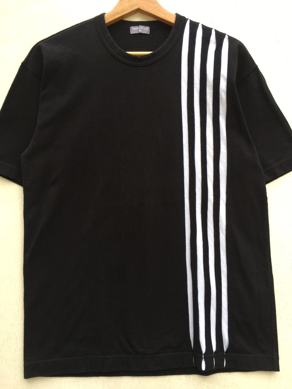 Comme des Garcons Rare Vtg SS01 CDG Comme des garcons HOMME Stripes Tshirt Size US S / EU 44-46 / 1 - 4 Thumbnail