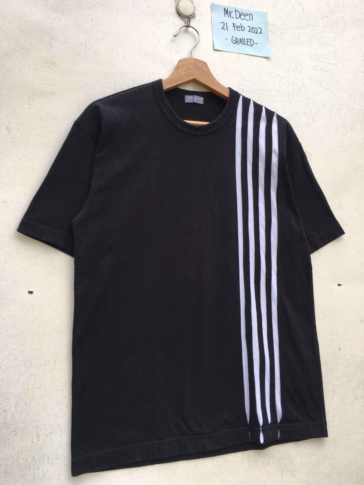 Comme des Garcons Rare Vtg SS01 CDG Comme des garcons HOMME Stripes Tshirt Size US S / EU 44-46 / 1 - 2 Thumbnail