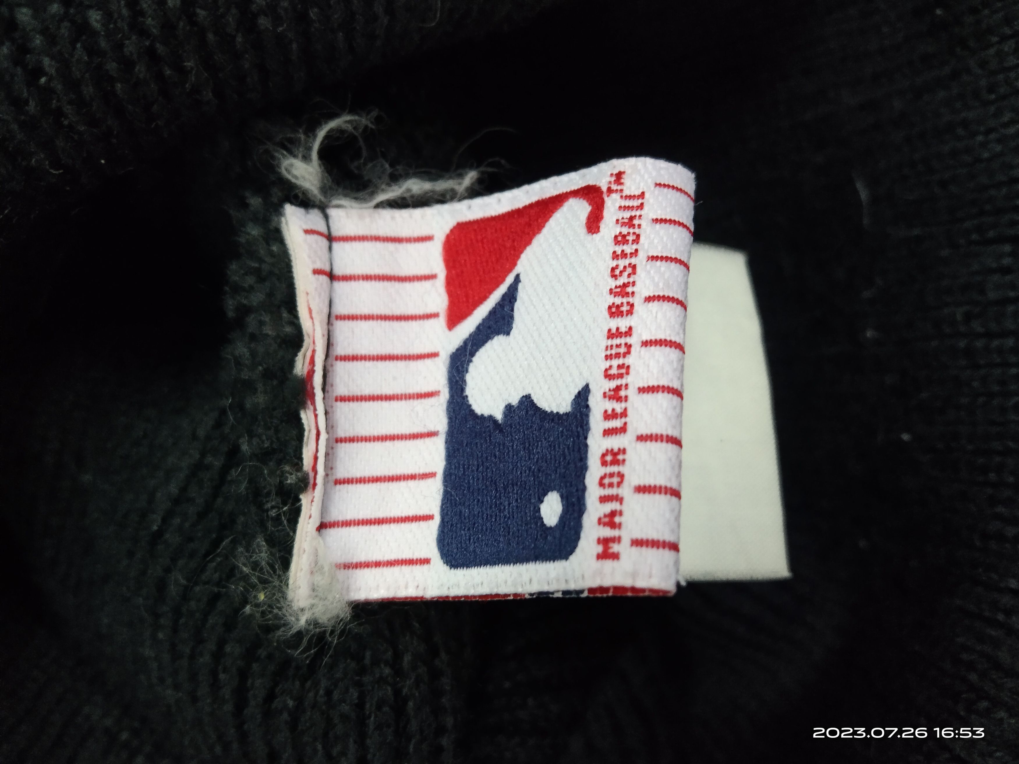 MLB BLACK NY BOG LOGO BEANIE HAT Size ONE SIZE - 4 Thumbnail
