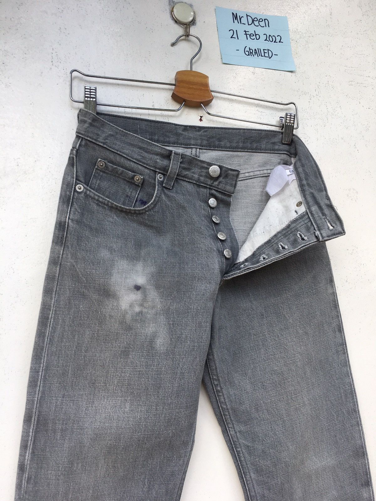 Helmut Lang Vtg 90s Helmut Lang Classic Cut Denim Jeans Size US 27 - 11 Thumbnail
