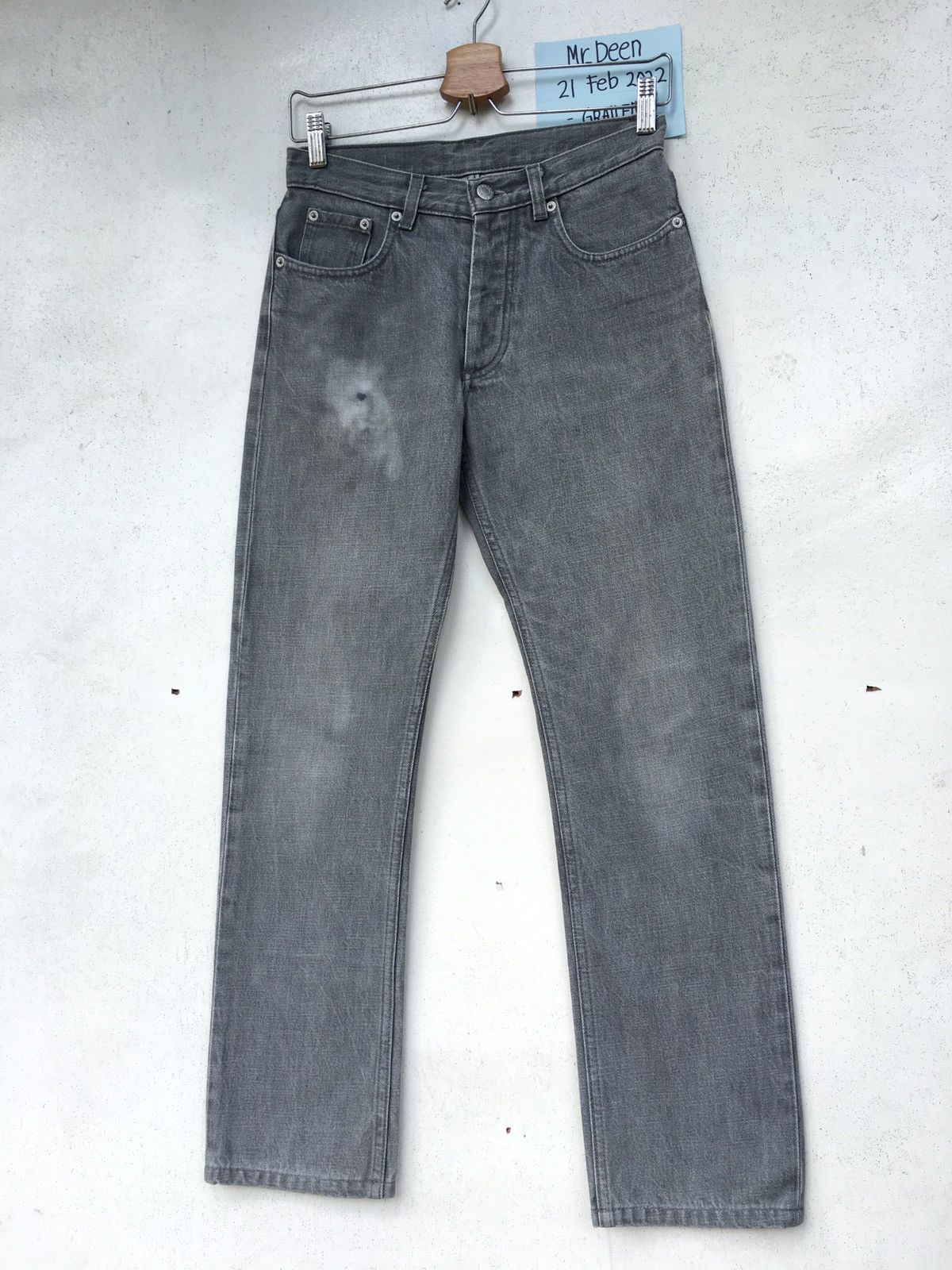 Helmut Lang Vtg 90s Helmut Lang Classic Cut Denim Jeans Size US 27 - 4 Thumbnail