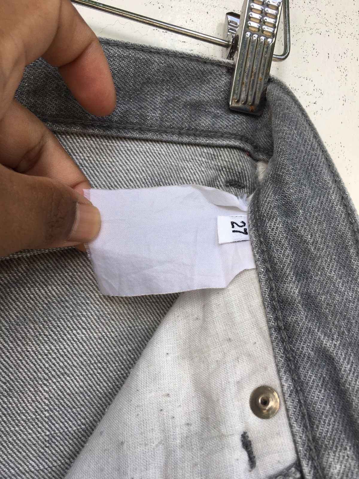 Helmut Lang Vtg 90s Helmut Lang Classic Cut Denim Jeans Size US 27 - 15 Thumbnail
