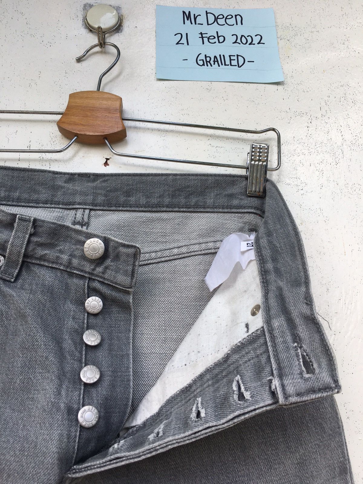 Helmut Lang Vtg 90s Helmut Lang Classic Cut Denim Jeans Size US 27 - 14 Thumbnail