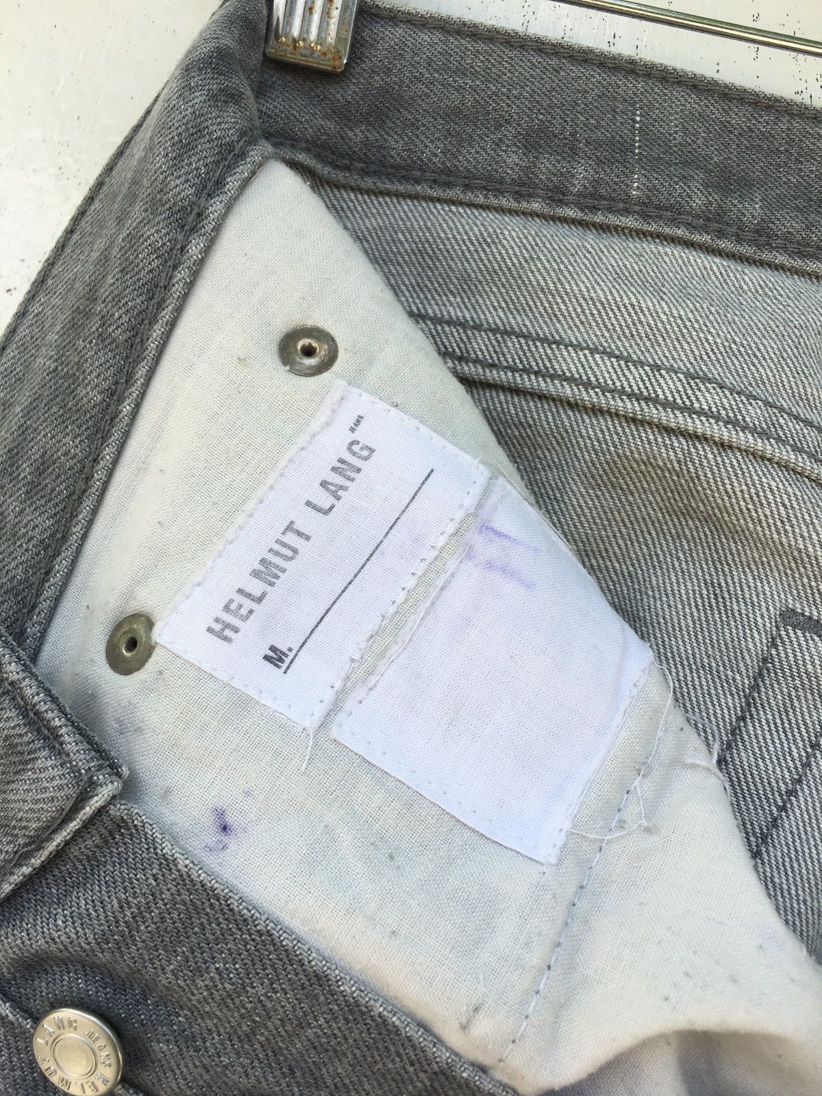 Helmut Lang Vtg 90s Helmut Lang Classic Cut Denim Jeans Size US 27 - 18 Thumbnail