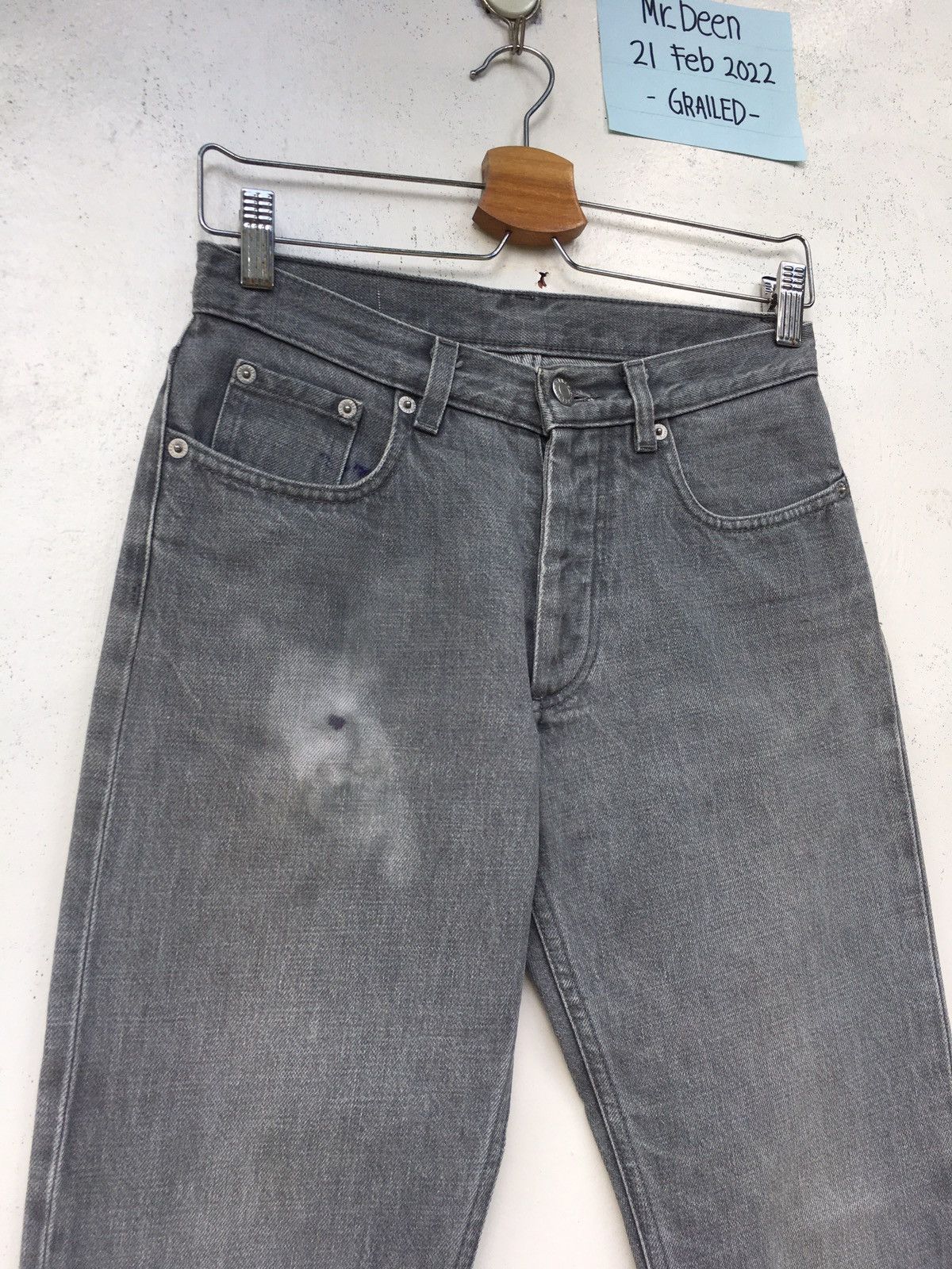 Helmut Lang Vtg 90s Helmut Lang Classic Cut Denim Jeans Size US 27 - 8 Thumbnail