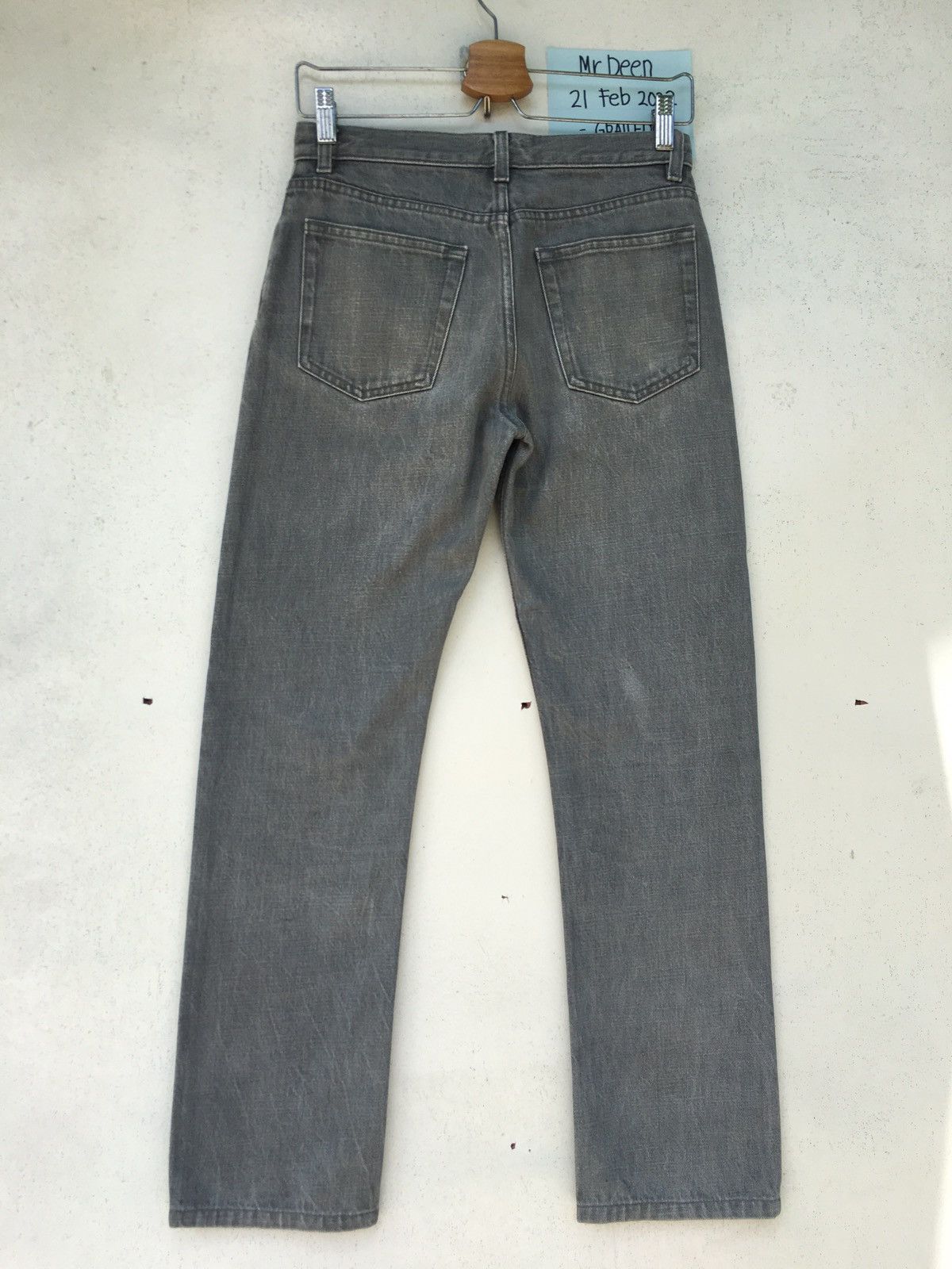Helmut Lang Vtg 90s Helmut Lang Classic Cut Denim Jeans Size US 27 - 20 Thumbnail