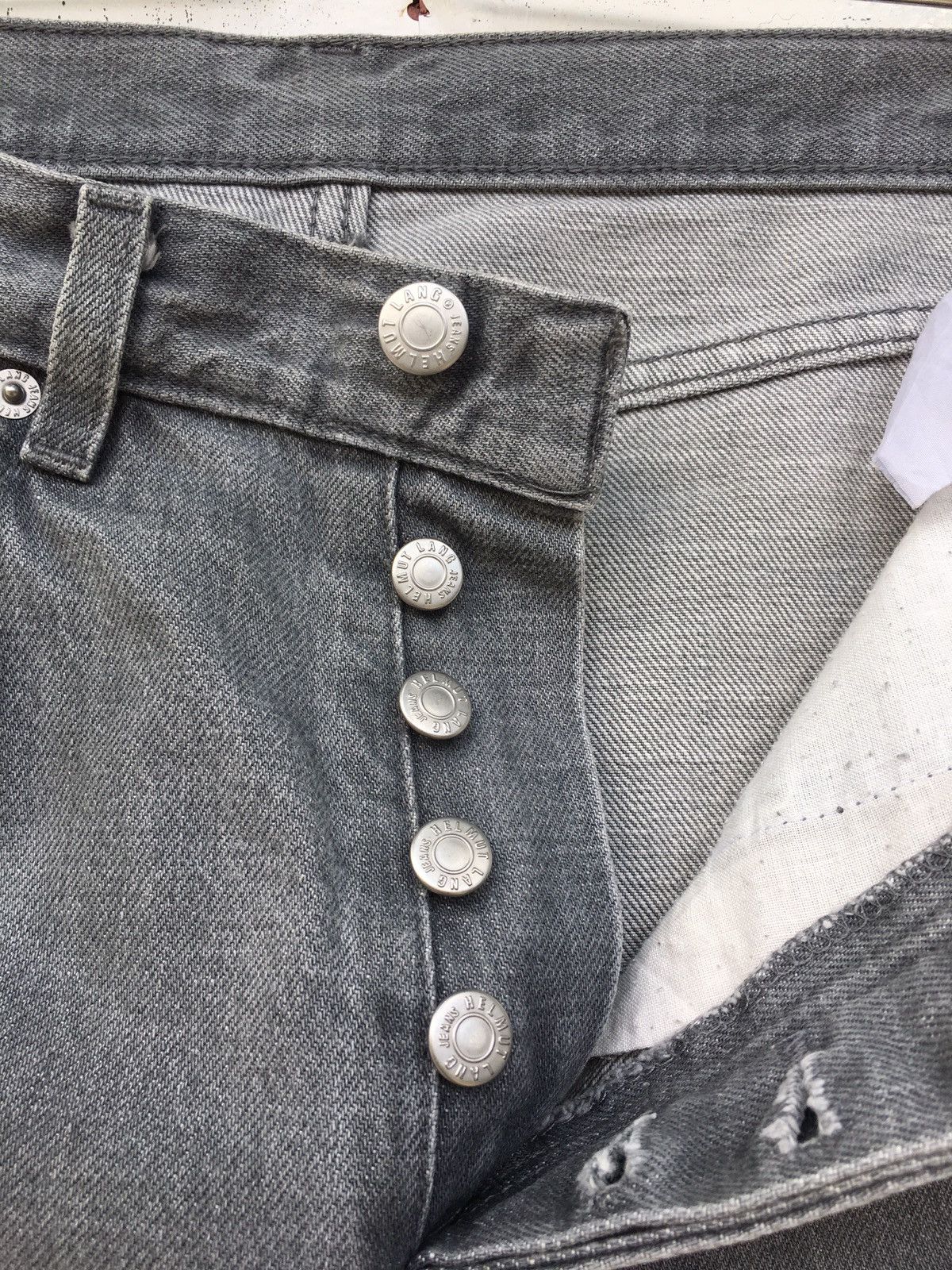 Helmut Lang Vtg 90s Helmut Lang Classic Cut Denim Jeans Size US 27 - 13 Thumbnail