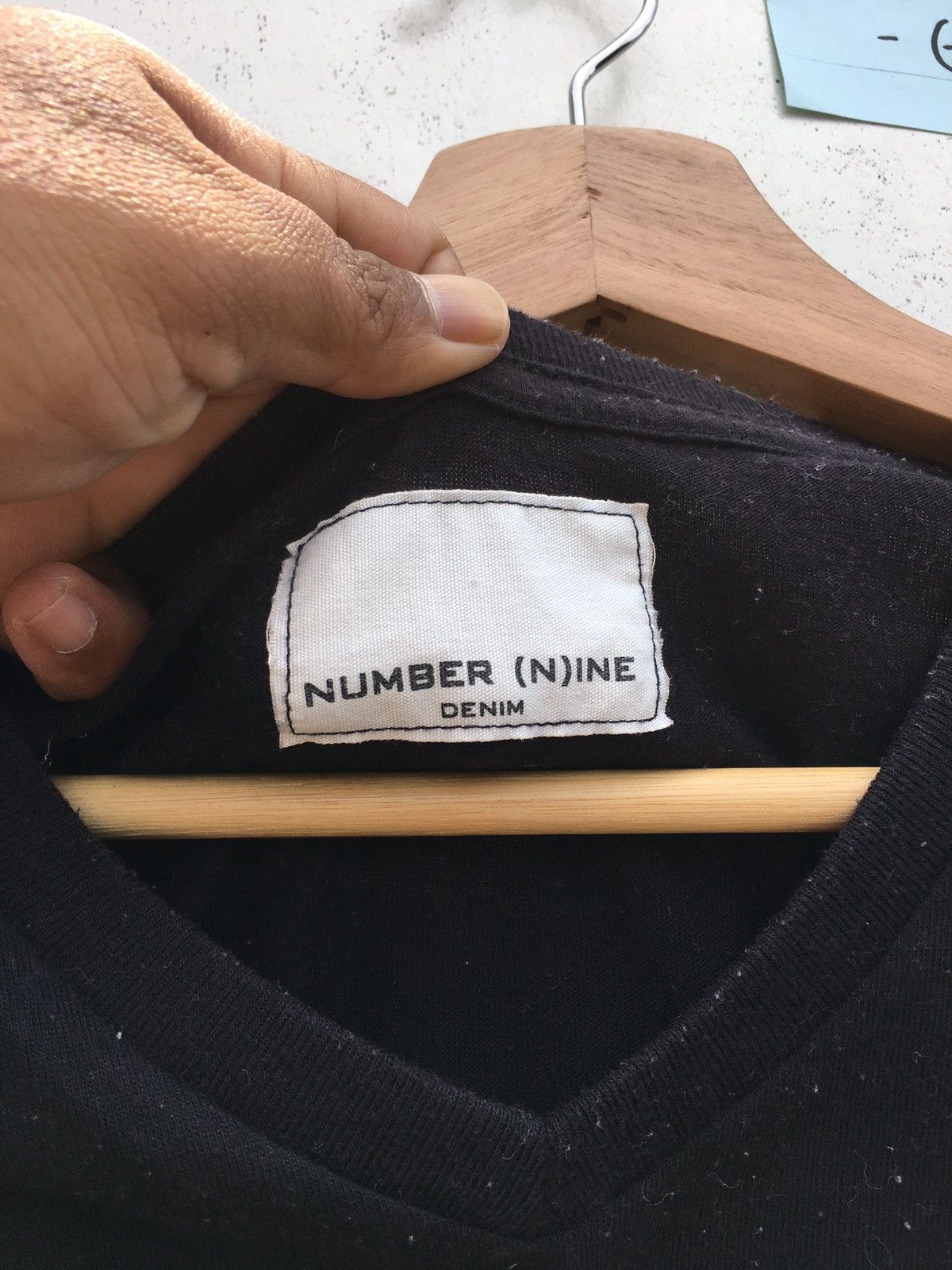 Number (N)ine Rare Vintage Number Nine Spellout Tshirt Size US S / EU 44-46 / 1 - 7 Thumbnail