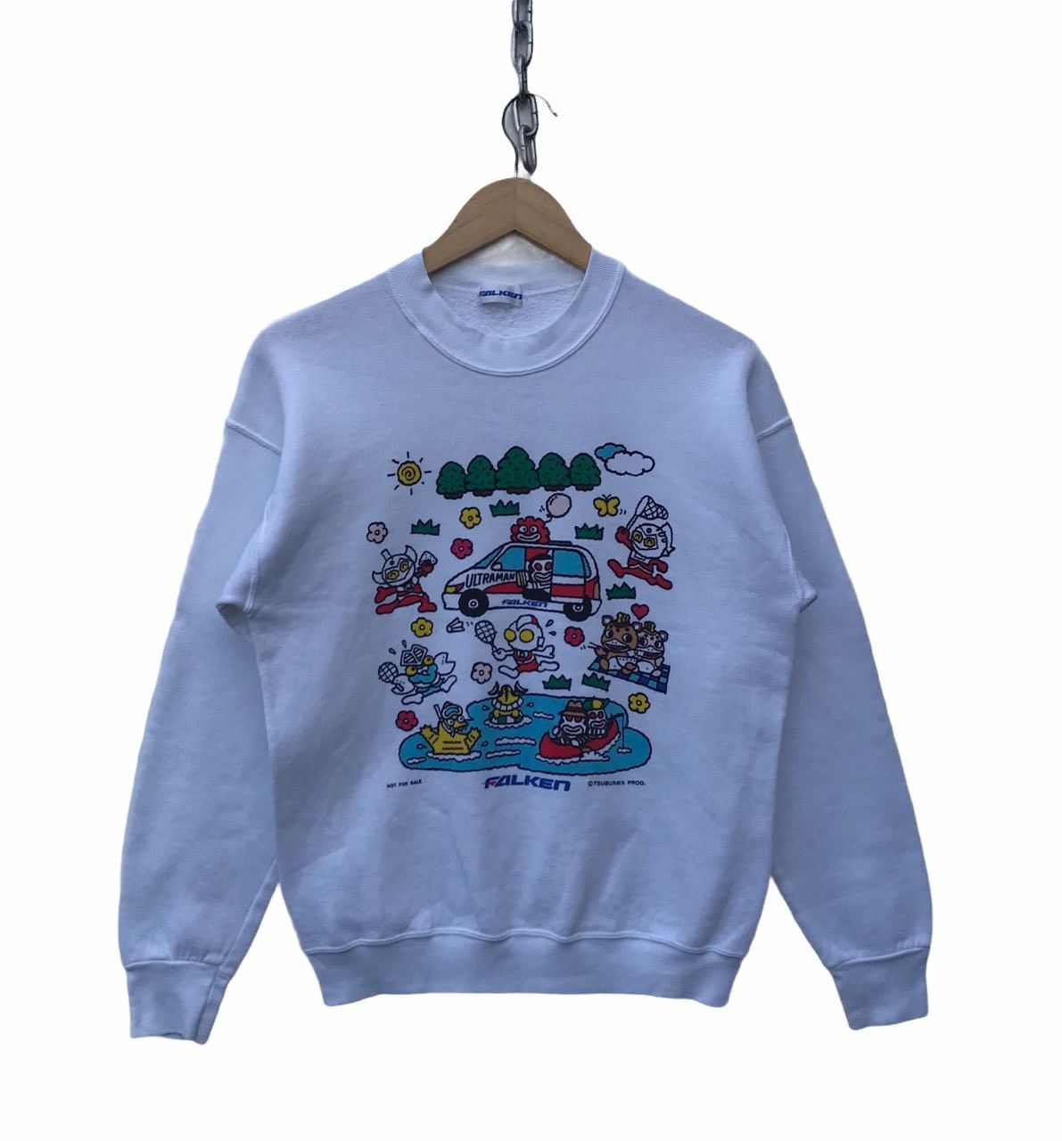Cartoon Network Vintage Falken Anime Ultraman Japan Cartoon Sweatshirt Size US S / EU 44-46 / 1 - 1 Thumbnail
