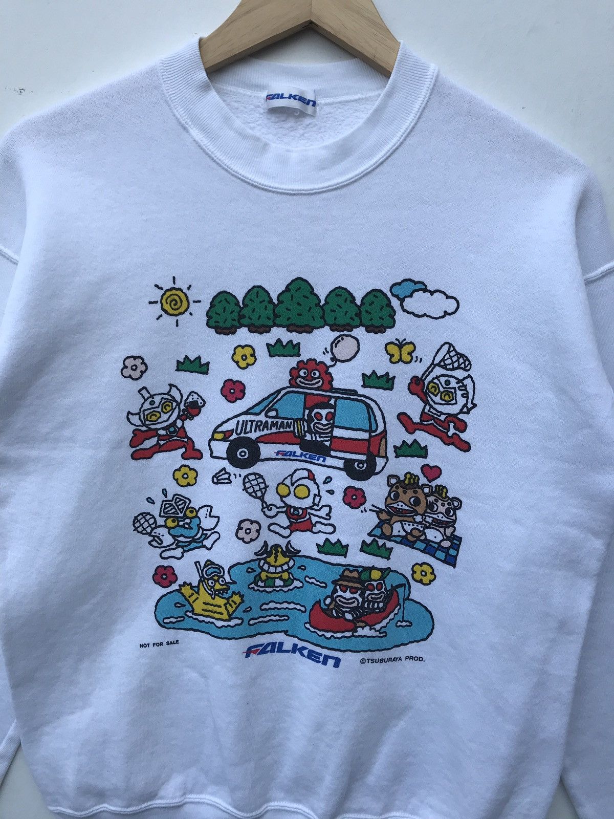 Cartoon Network Vintage Falken Anime Ultraman Japan Cartoon Sweatshirt Size US S / EU 44-46 / 1 - 2 Thumbnail