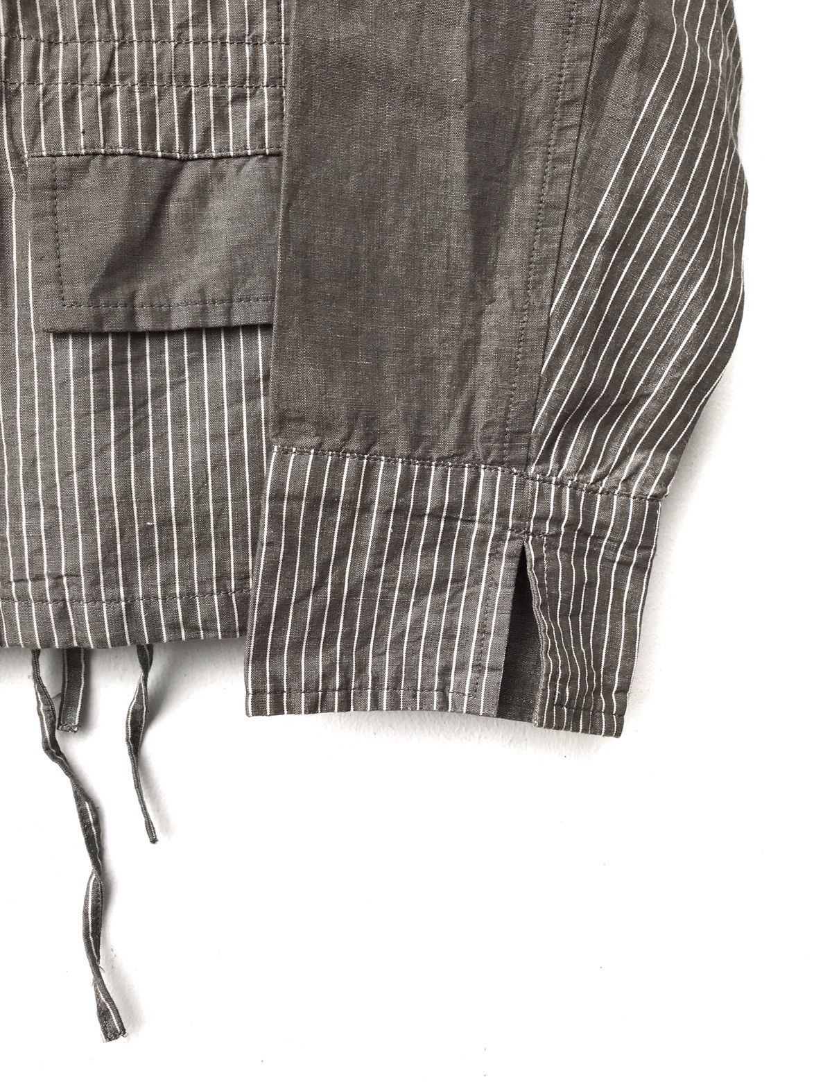 Issey Miyake Issey Miyake Plantation Stripe Designer Jacket (19”X22.5”) Size S / US 4 / IT 40 - 6 Thumbnail