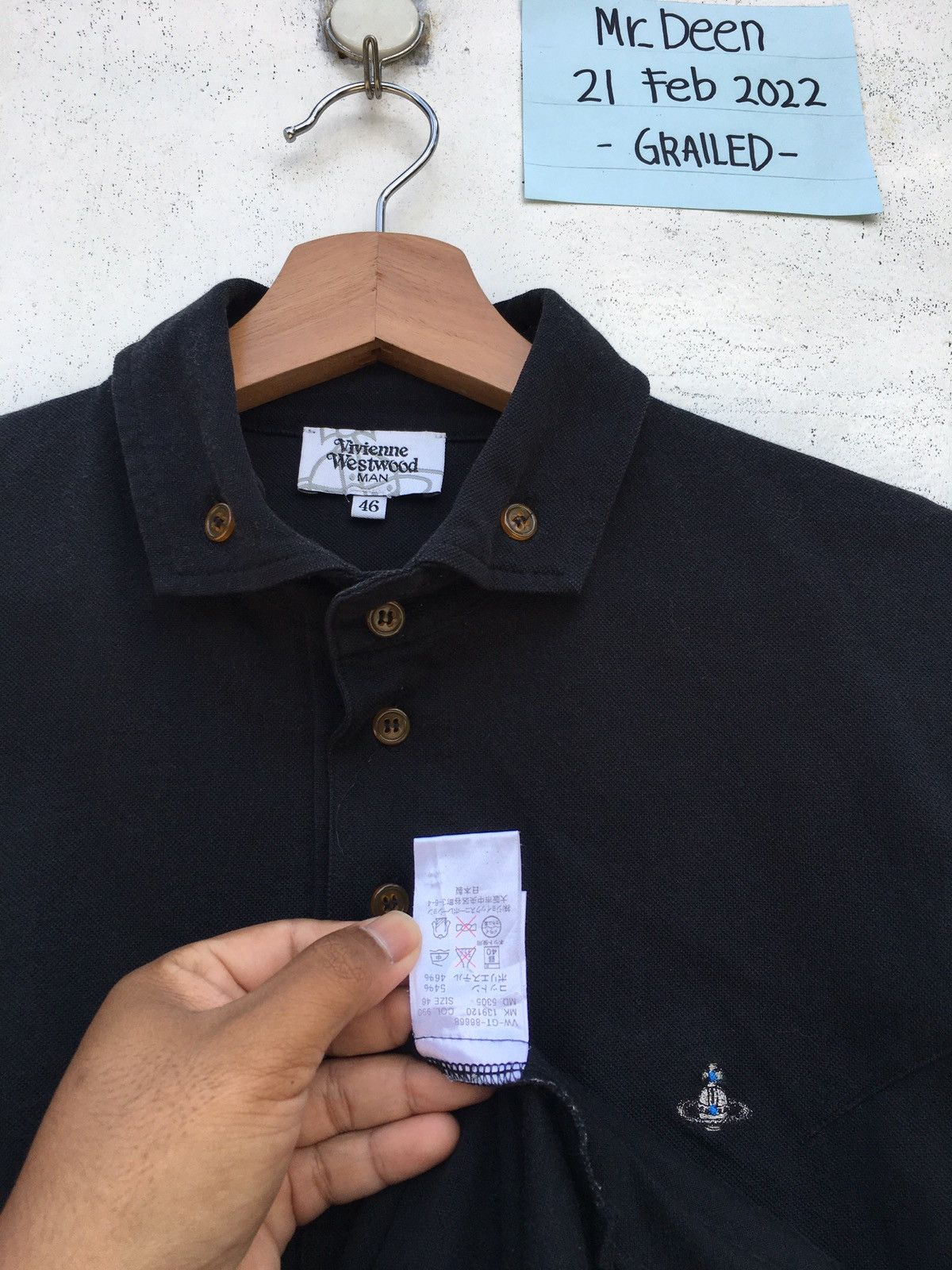 Vivienne Westwood Rare Vivienne Westwood Plain Polo Shirt Size US M / EU 48-50 / 2 - 10 Thumbnail