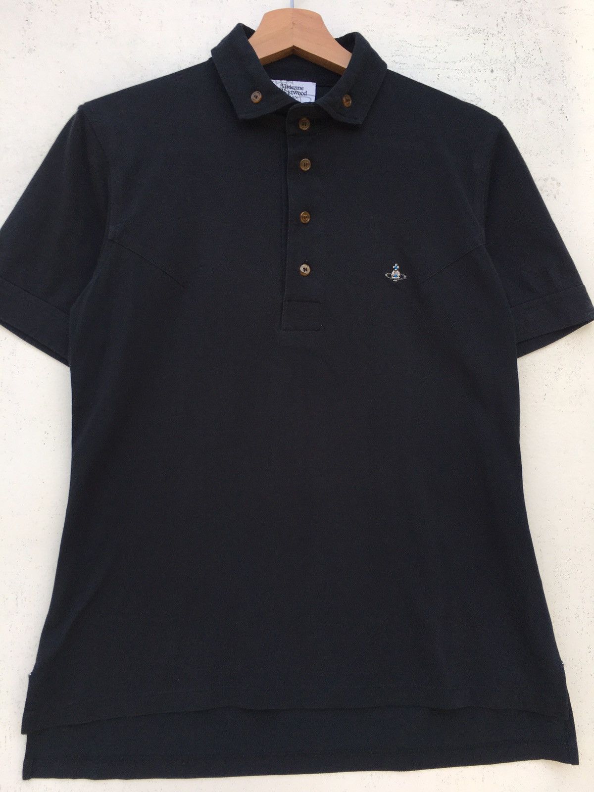 Vivienne Westwood Rare Vivienne Westwood Plain Polo Shirt Size US M / EU 48-50 / 2 - 5 Thumbnail