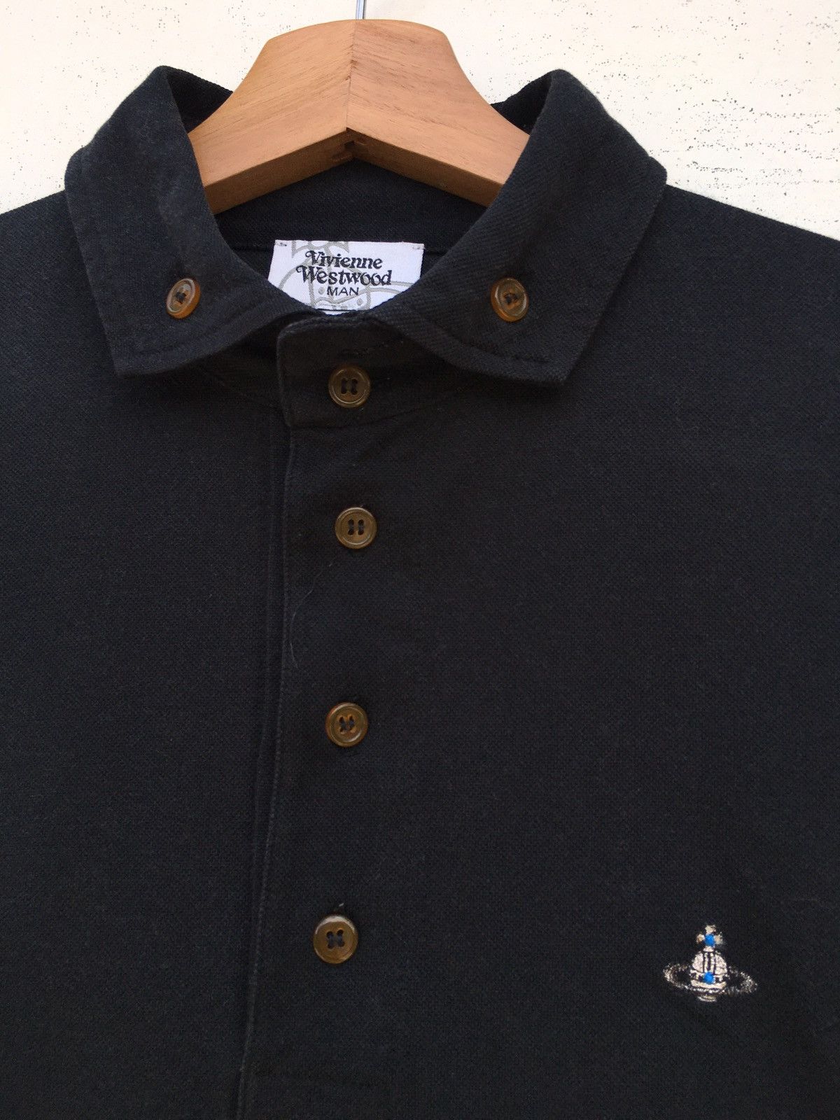 Vivienne Westwood Rare Vivienne Westwood Plain Polo Shirt Size US M / EU 48-50 / 2 - 7 Thumbnail