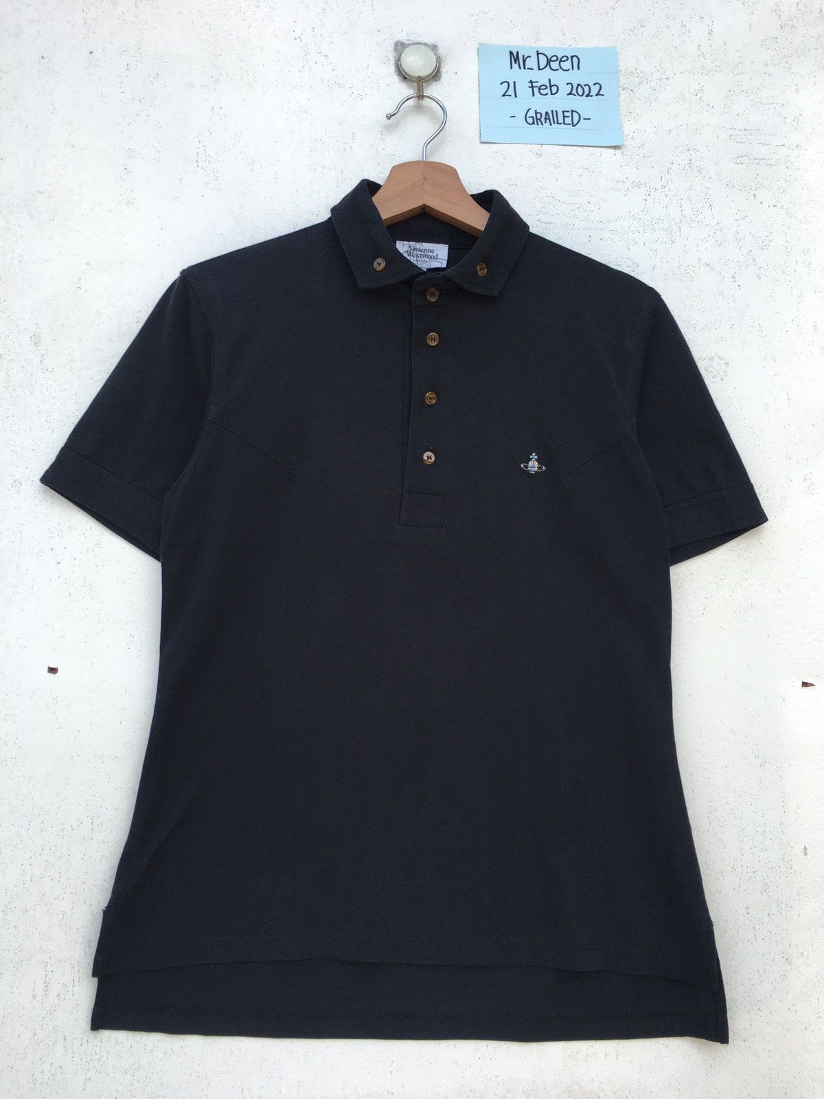 Vivienne Westwood Rare Vivienne Westwood Plain Polo Shirt Size US M / EU 48-50 / 2 - 2 Thumbnail