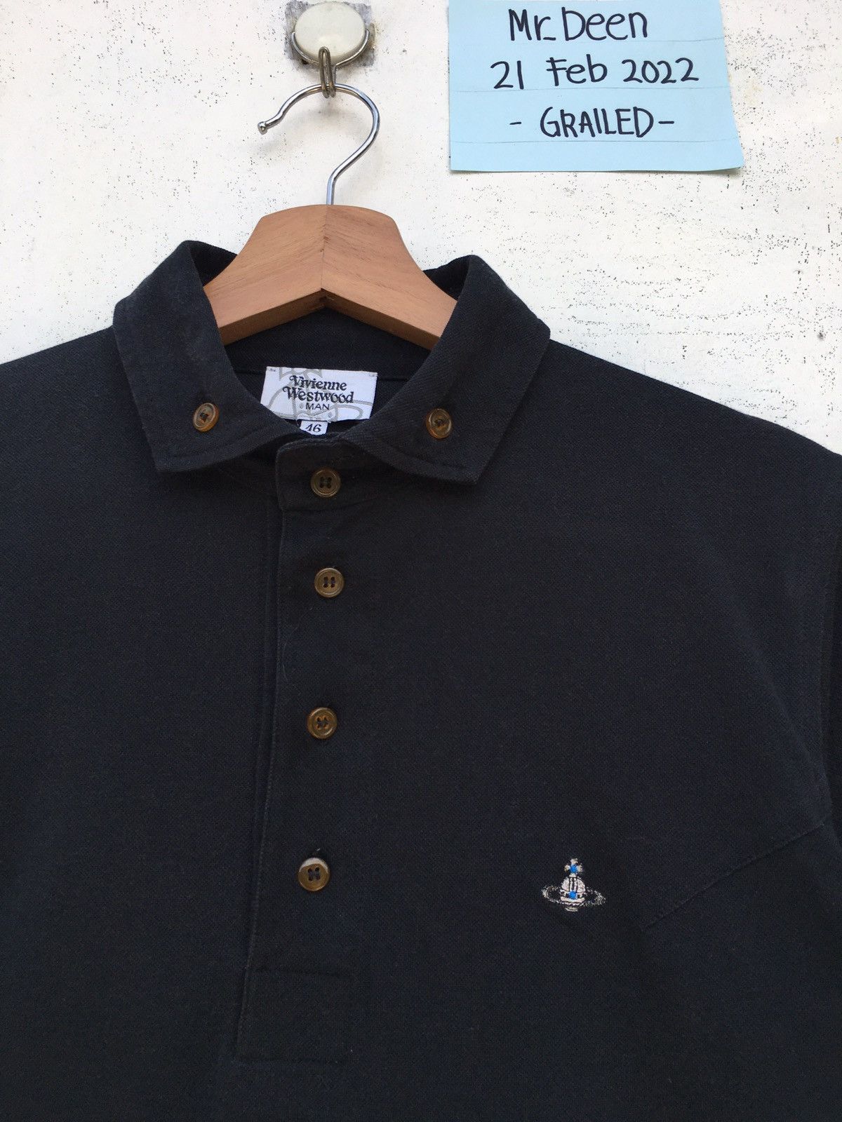Vivienne Westwood Rare Vivienne Westwood Plain Polo Shirt Size US M / EU 48-50 / 2 - 1 Thumbnail