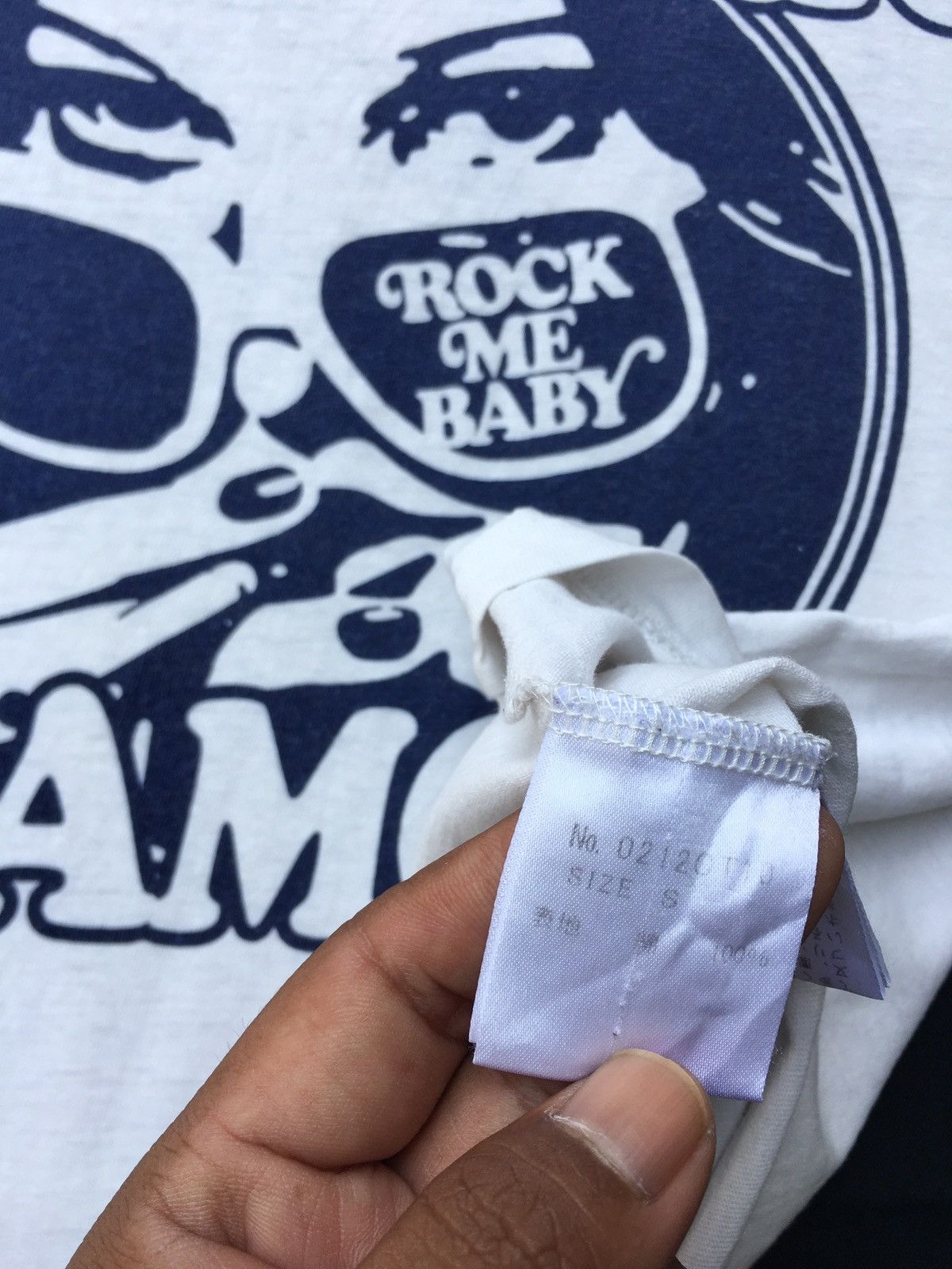 Hysteric Glamour Rare Hysteric Glamour “Rock me baby” Spellout Tshirt Size US S / EU 44-46 / 1 - 14 Thumbnail