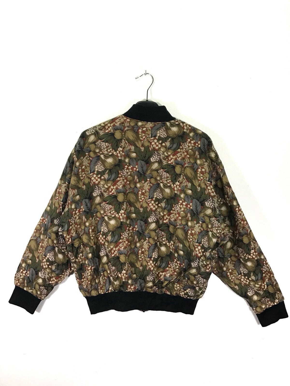 Japanese Brand Raspini Club Floral Rayon Bombers Jacket Made In Japan Size US M / EU 48-50 / 2 - 2 Thumbnail