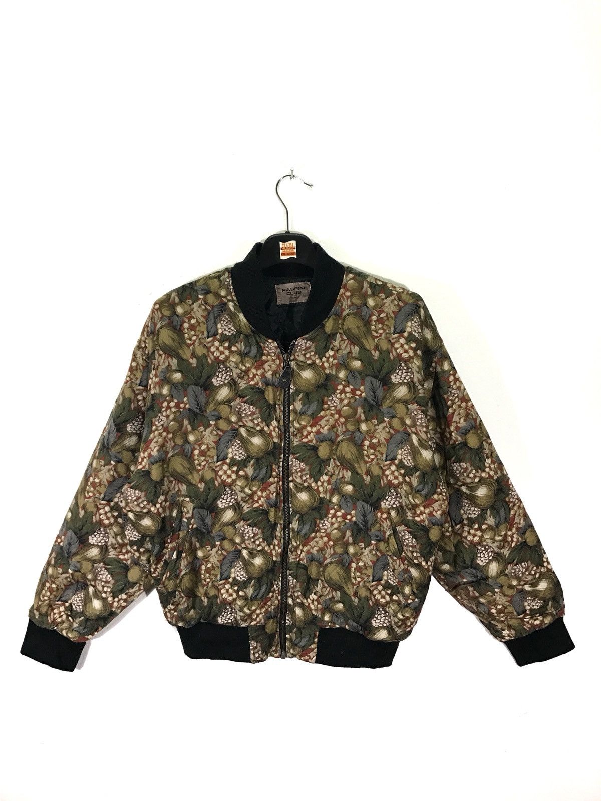 Japanese Brand Raspini Club Floral Rayon Bombers Jacket Made In Japan Size US M / EU 48-50 / 2 - 1 Thumbnail