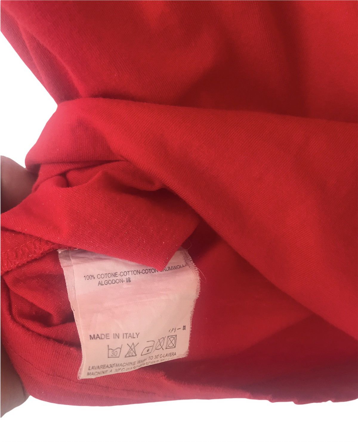 Dsquared2 Dsquared2 Distressed Red Tee Shirt Italy Size US M / EU 48-50 / 2 - 9 Thumbnail