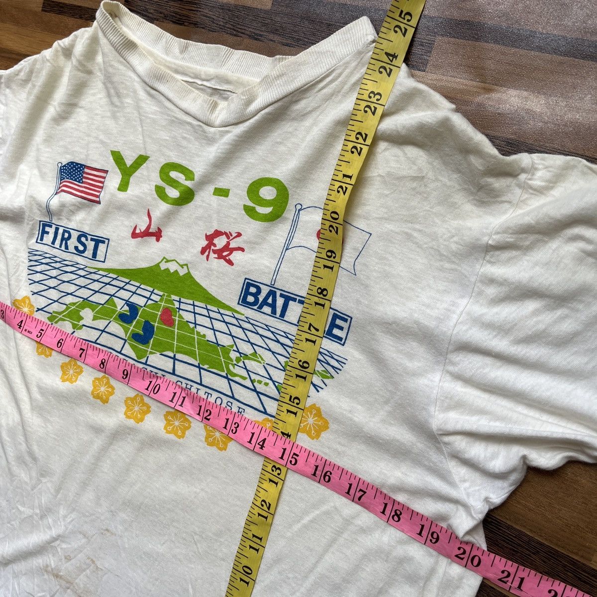Vintage USA Japan First Battle YS-9 Camp Higashi Chitose 1986 Size US M / EU 48-50 / 2 - 3 Thumbnail