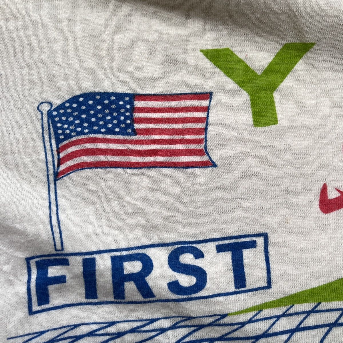 Vintage USA Japan First Battle YS-9 Camp Higashi Chitose 1986 Size US M / EU 48-50 / 2 - 9 Thumbnail