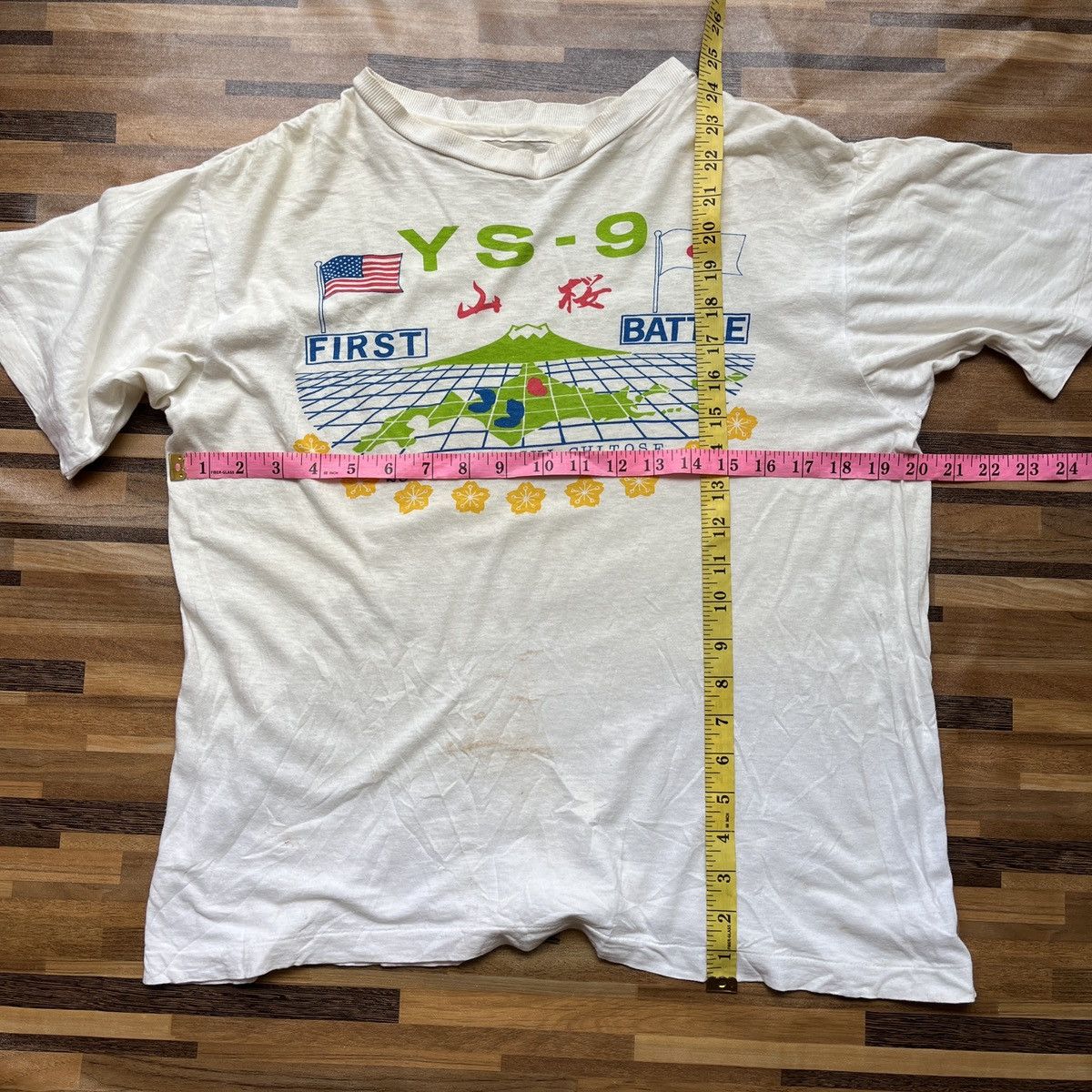 Vintage USA Japan First Battle YS-9 Camp Higashi Chitose 1986 Size US M / EU 48-50 / 2 - 4 Thumbnail