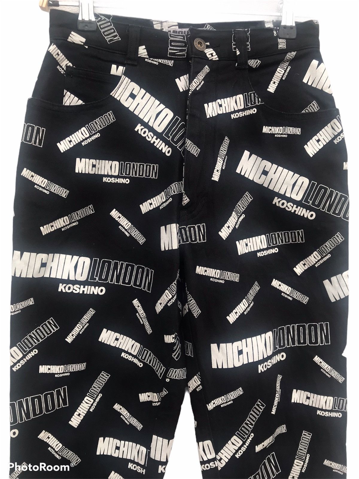 Michiko Koshino London Michico London Koshino Skinny Full Print Jeans Size US 26 / EU 42 - 3 Thumbnail