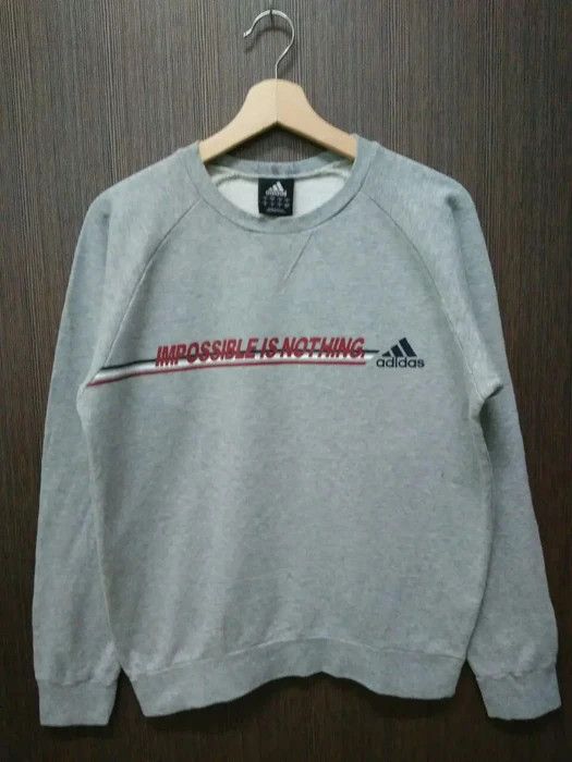 Adidas Adidas Grey Sweatshirt Sweater Jumper Size US S / EU 44-46 / 1 - 1 Thumbnail