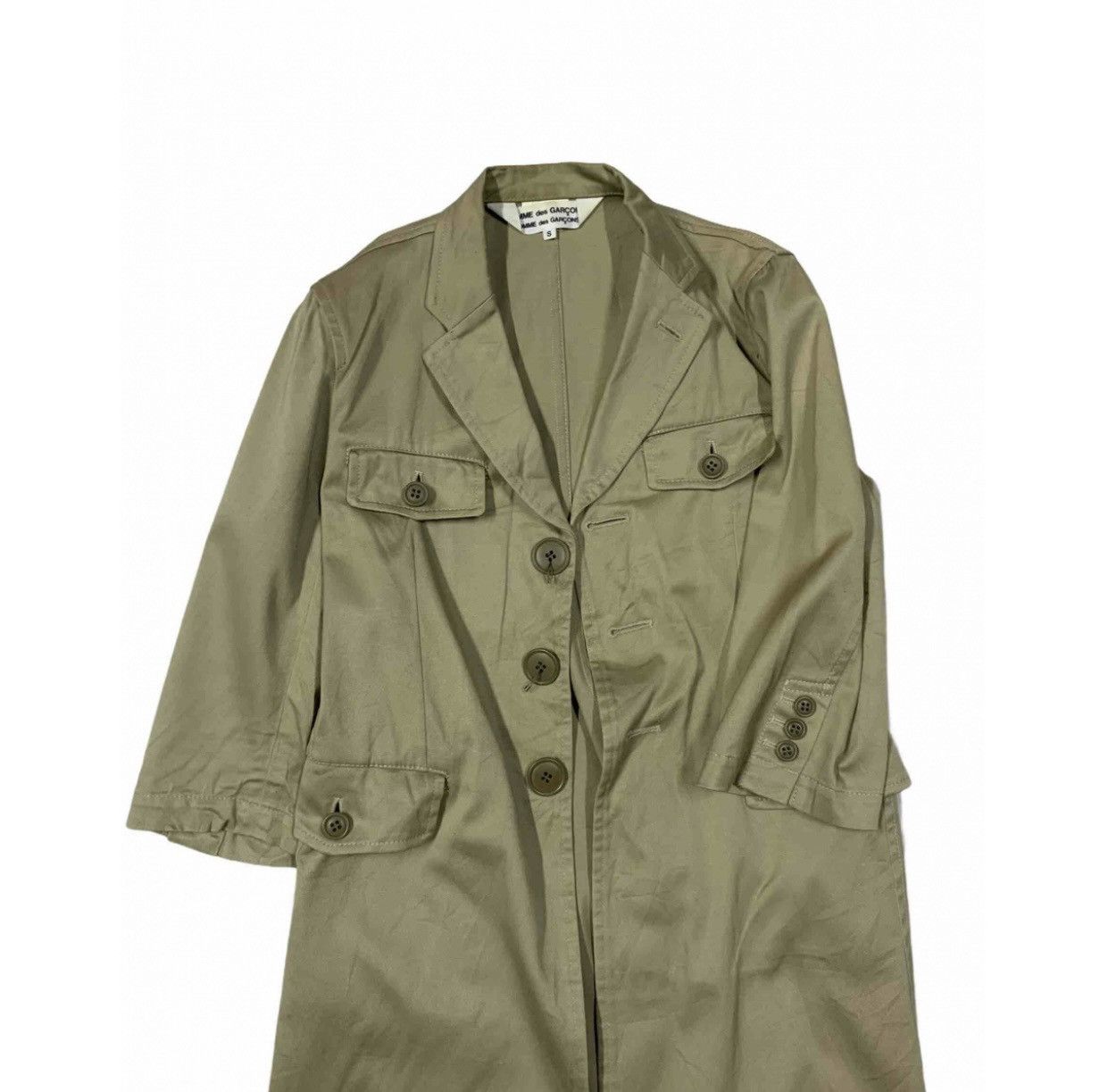 Comme des Garcons 🔥COMME des GARÇONS 3Q SLEEVES COAT 🧥 Size US S / EU 44-46 / 1 - 2 Thumbnail