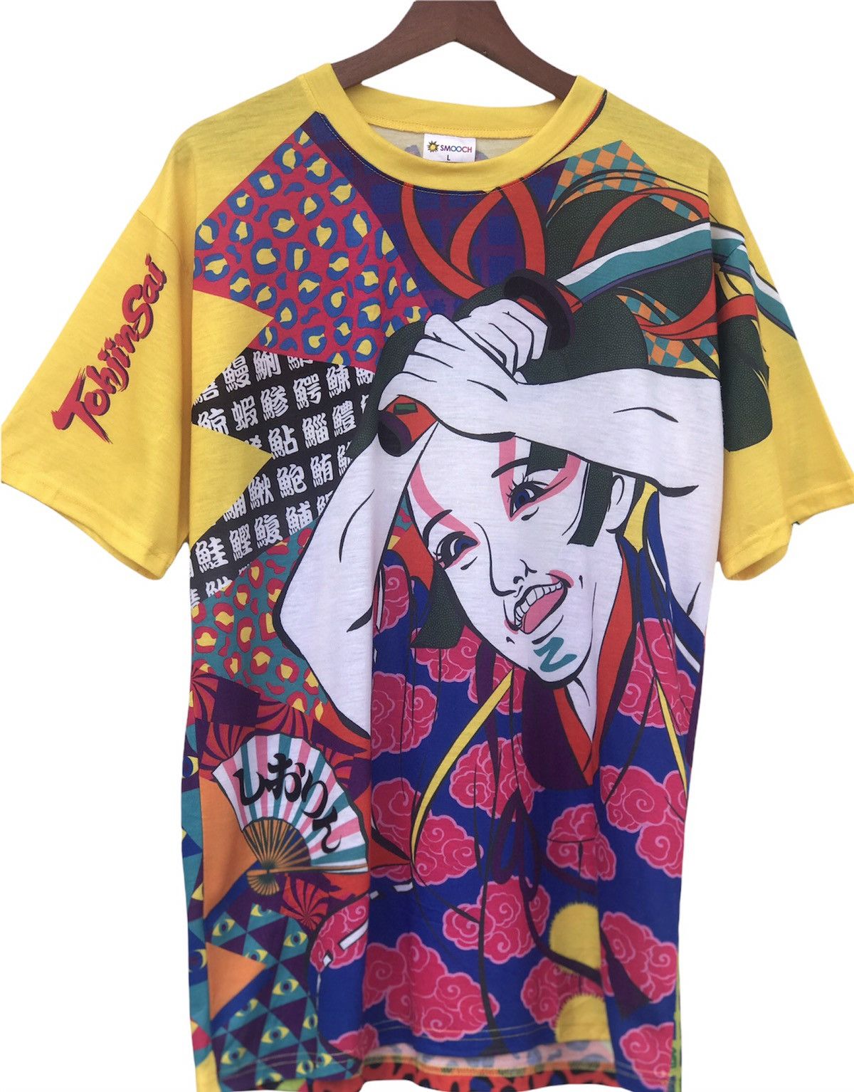 Japanese Brand Over Print Samurai Shiori Shirt Size US L / EU 52-54 / 3 - 1 Thumbnail