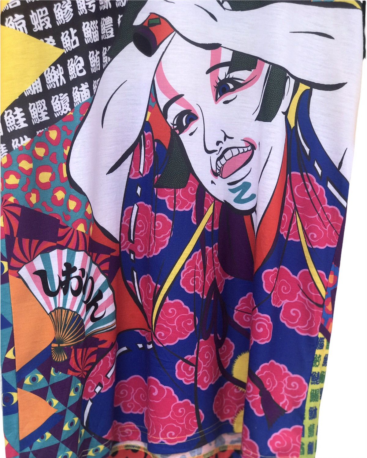 Japanese Brand Over Print Samurai Shiori Shirt Size US L / EU 52-54 / 3 - 2 Thumbnail