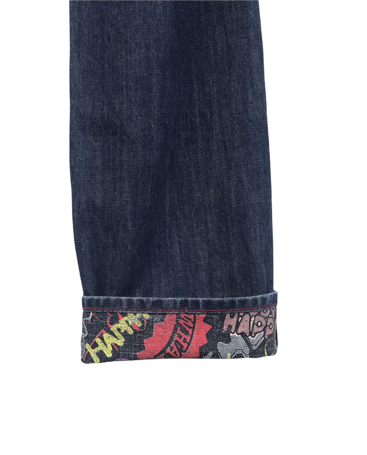 Japanese Brand Sorridere Denim Jeans Punk Art Pocket Size US 31 - 9 Thumbnail