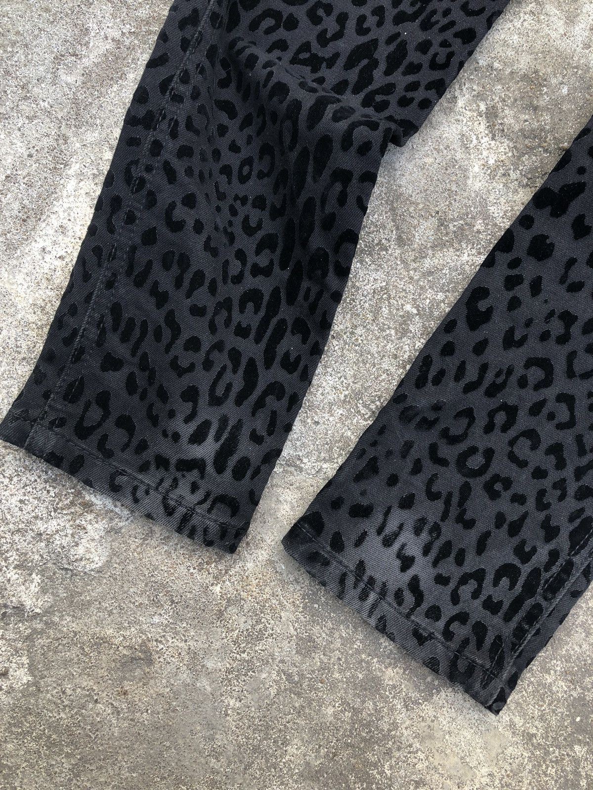 If Six Was Nine Tripp NYC Leopard Skull Black Pants Size US 27 - 9 Thumbnail