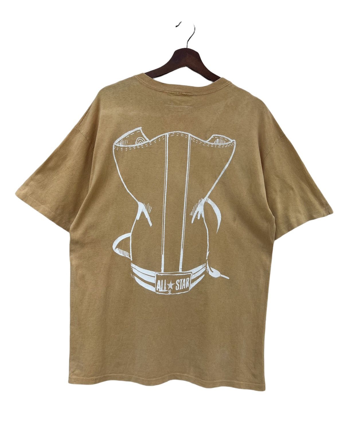 Converse Vintage Converse Mirror Shoes Tee Shirt Size US L / EU 52-54 / 3 - 7 Thumbnail