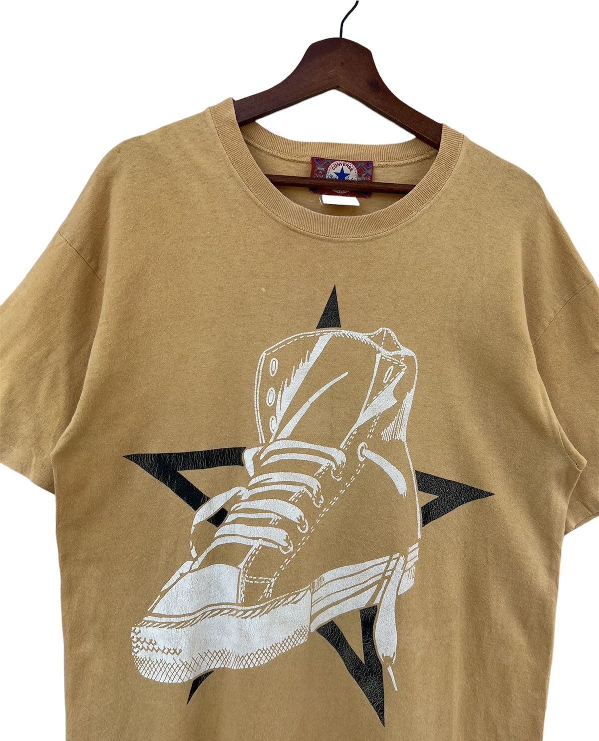 Converse Vintage Converse Mirror Shoes Tee Shirt Size US L / EU 52-54 / 3 - 2 Thumbnail