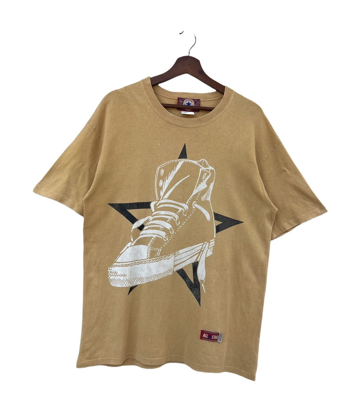 Converse Vintage Converse Mirror Shoes Tee Shirt Size US L / EU 52-54 / 3 - 1 Thumbnail