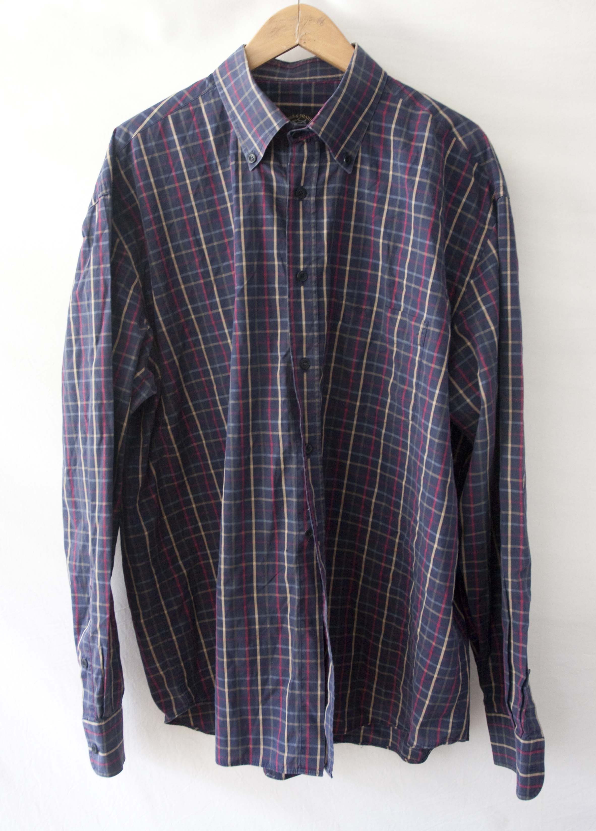 Paul & Shark Paul & Shark Shirt Plaid Size 46 Size 46R - 5 Thumbnail