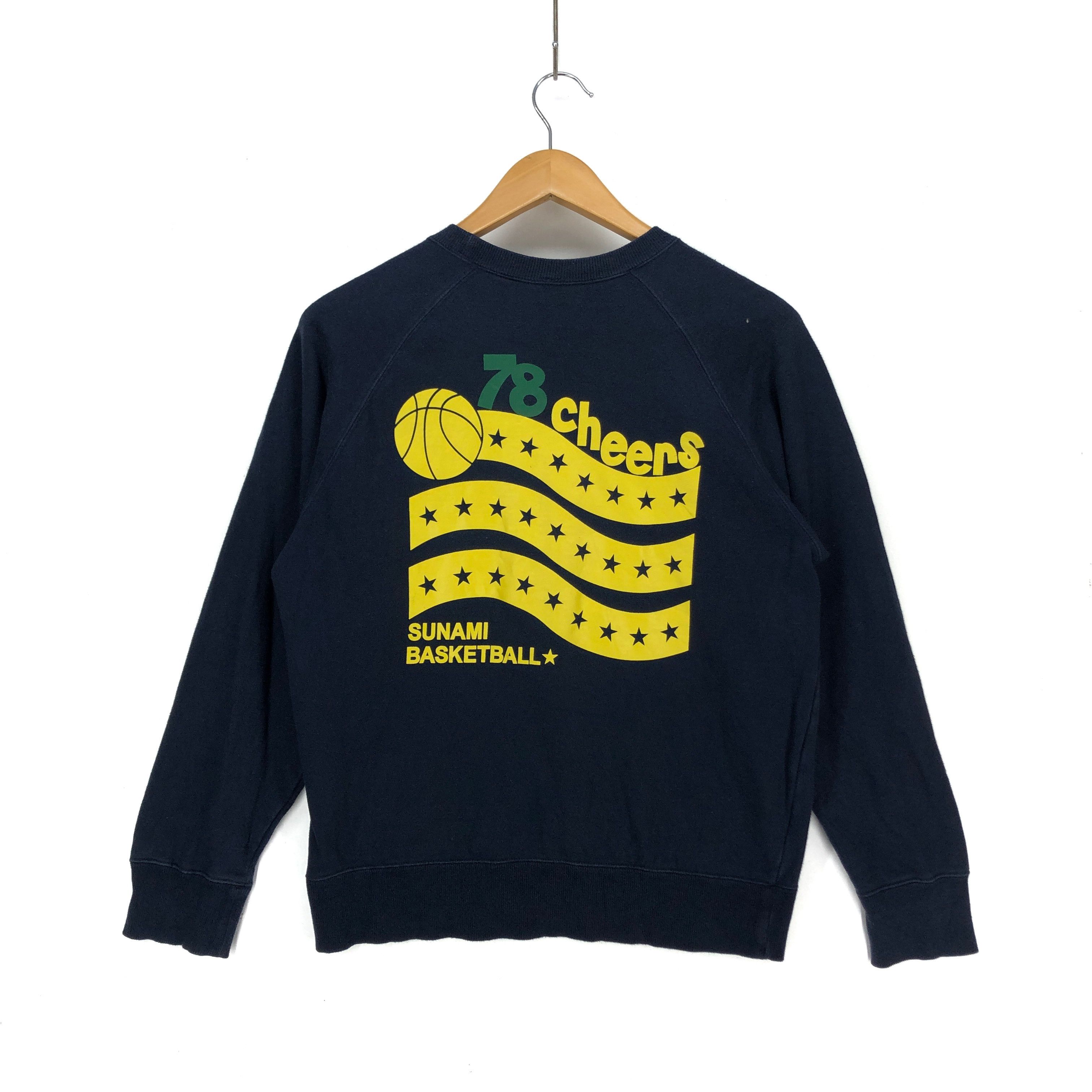 Japanese Brand SUNAMI BASKETBALL Crew Neck Sweatshirt #1386-49 Size US S / EU 44-46 / 1 - 1 Thumbnail