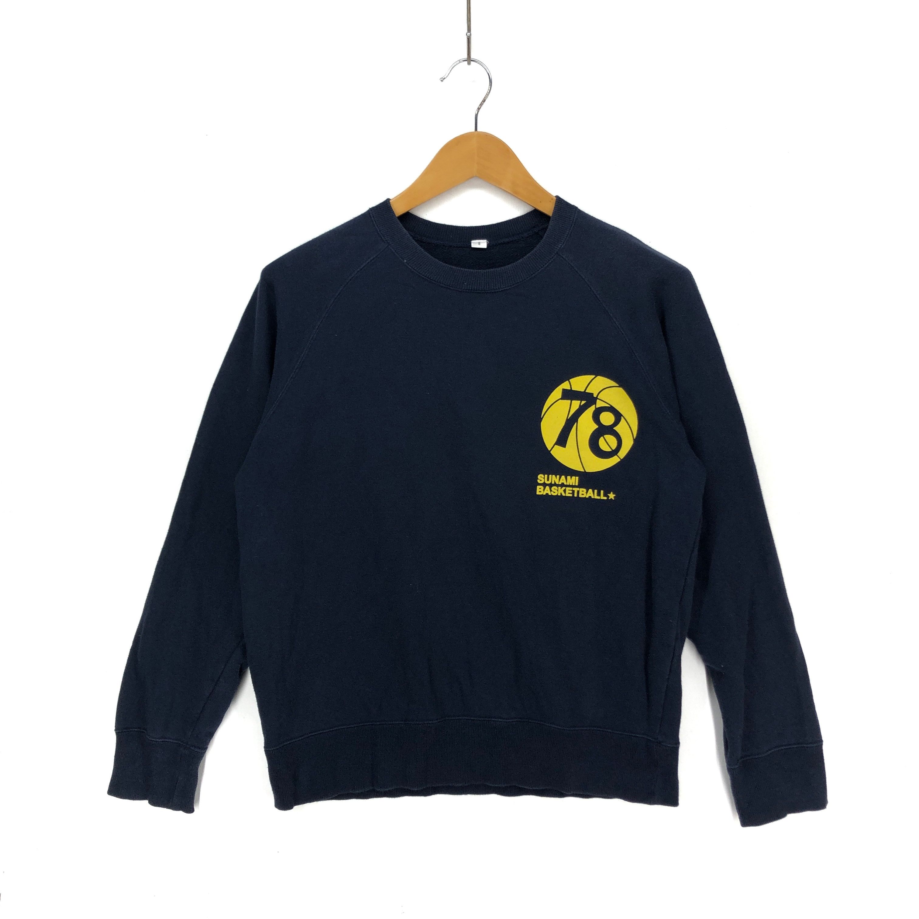 Japanese Brand SUNAMI BASKETBALL Crew Neck Sweatshirt #1386-49 Size US S / EU 44-46 / 1 - 3 Thumbnail
