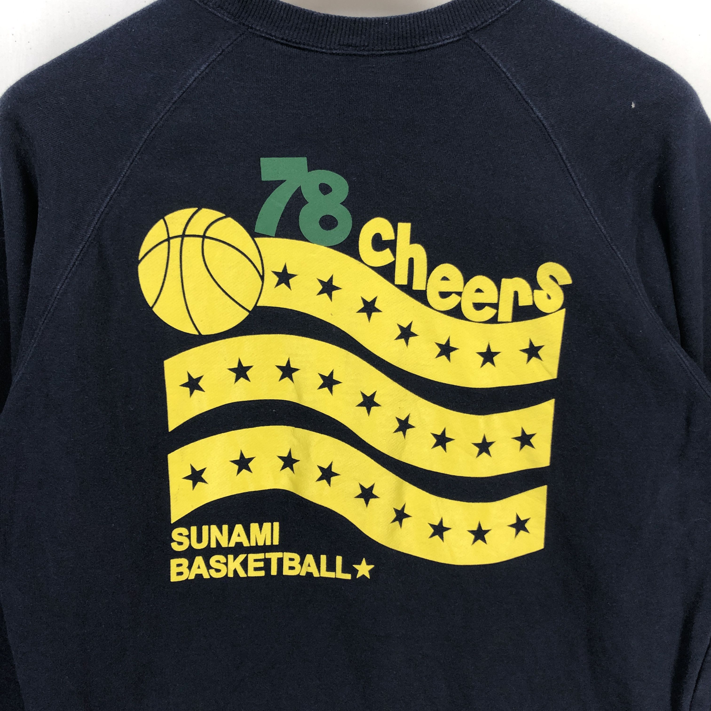 Japanese Brand SUNAMI BASKETBALL Crew Neck Sweatshirt #1386-49 Size US S / EU 44-46 / 1 - 2 Thumbnail